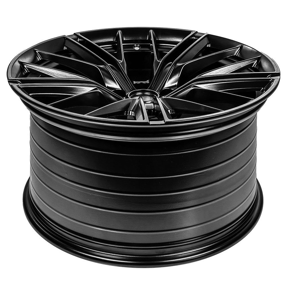 ZL1 Style Satin Black Wheel; Rear Only; 20x11; 30mm Offset