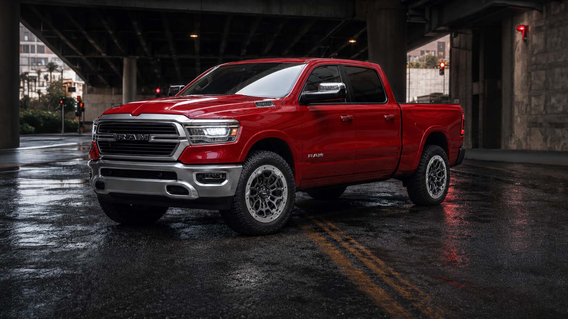 RAM1500 TRX Beadlock Style Matte Gray with Forged Beadlock Wheel