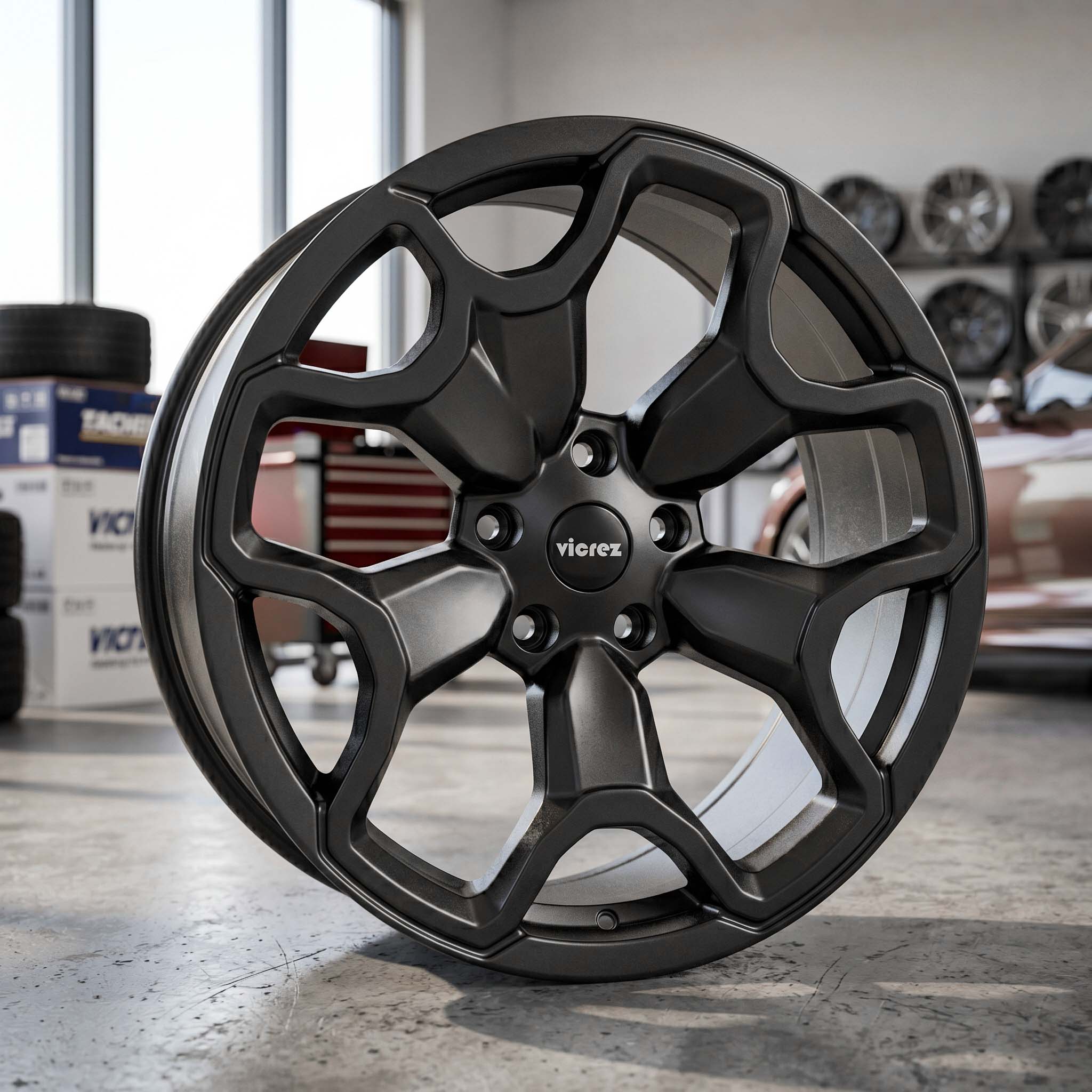 TRX Style Matte Black Wheel (22