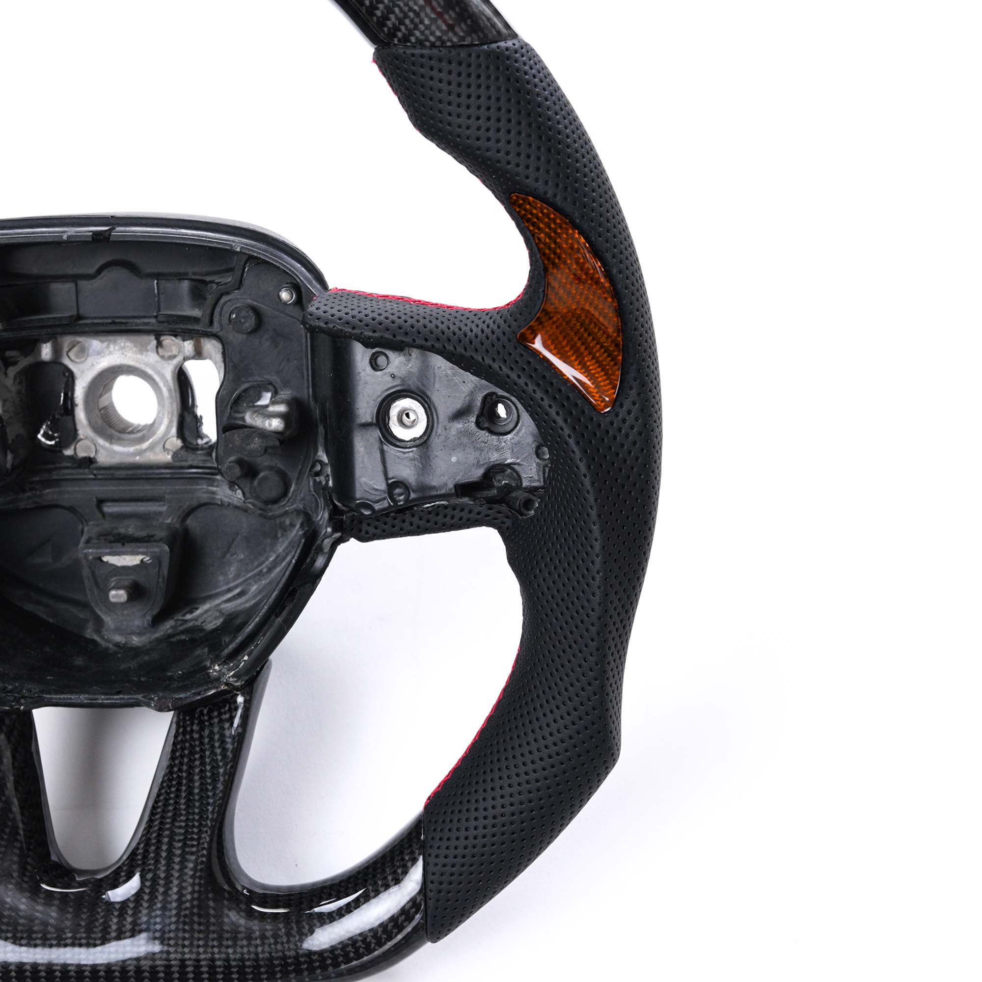 Vicrez Custom Carbon Fiber Steering Wheel +LED Dash Display
