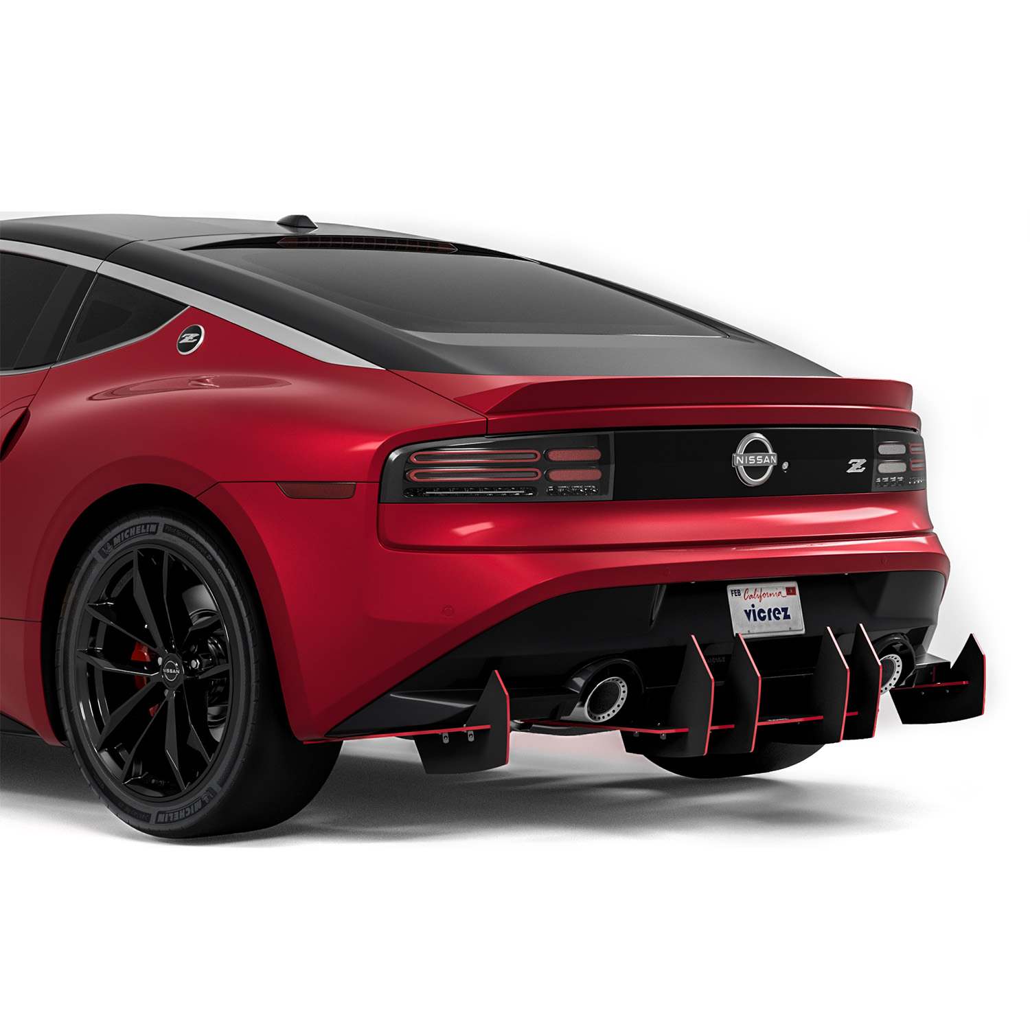 Vicrez Centa VR2 Rear Diffuser vz101271 | Nissan Z 2022-2026