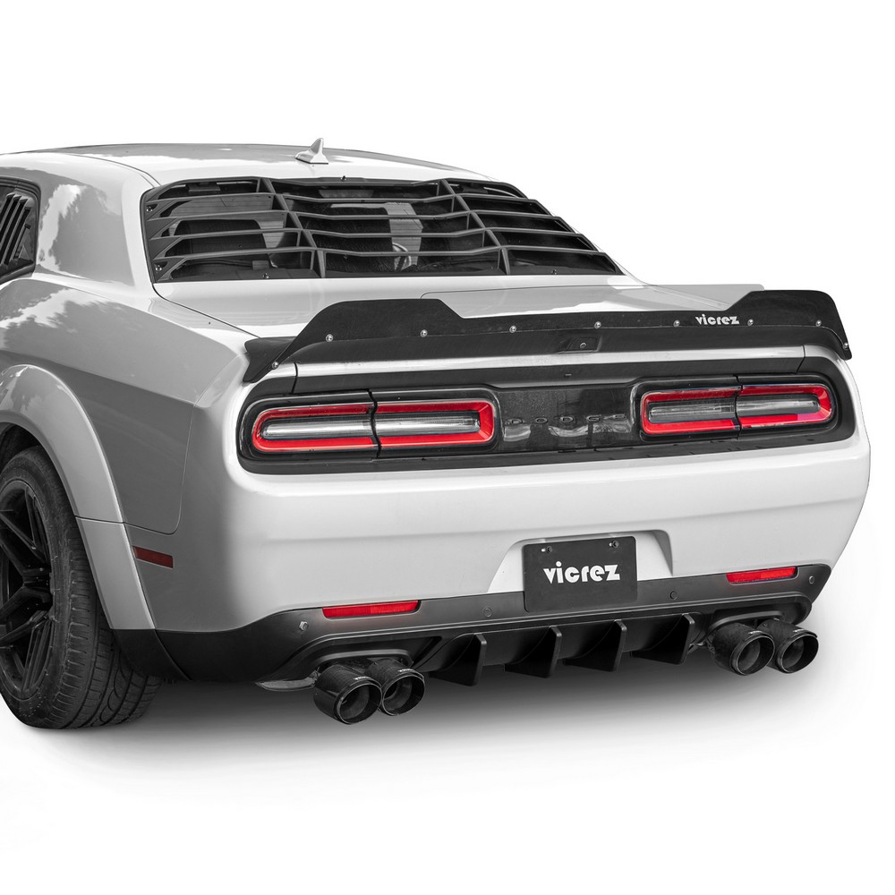Vicrez CP Style Rear Diffuser vz102491 | Dodge Challenger 2015