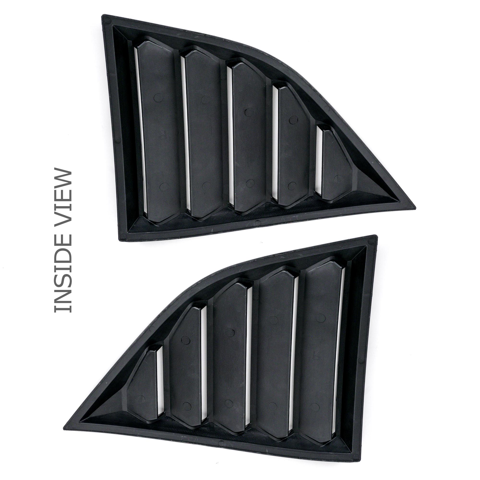 Vicrez LV Style Quarter Window Louvers vz100861 | Dodge Challenger