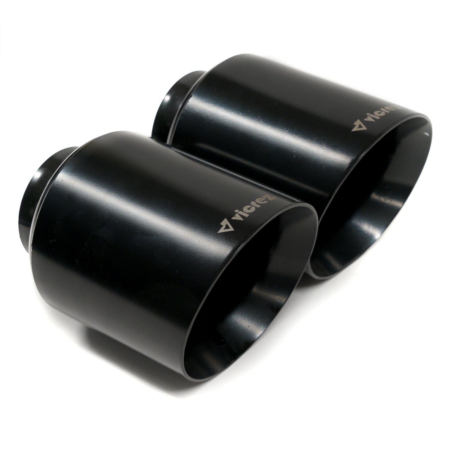 Vicrez Exhaust Tip 5 Inch Ceramic Black Set vzp100109 | Dodge Charger 2015-2023