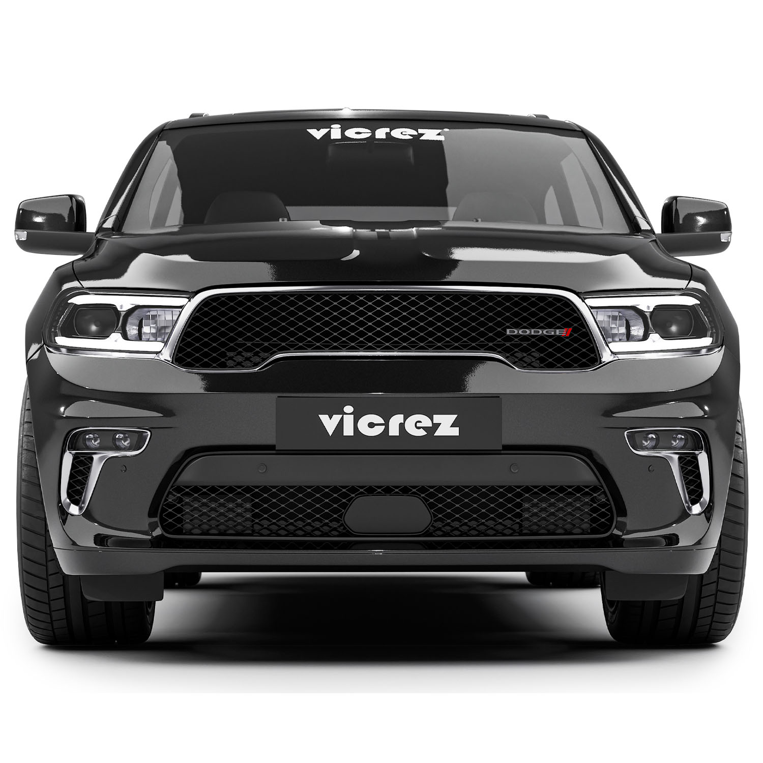 Vicrez Fog Lamp (Black) Driver and Passenger Side SRT Style