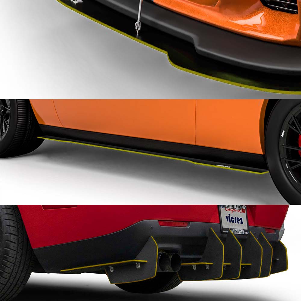 Vicrez Full Aero Package vz102288 | Dodge Challenger 2008-2023