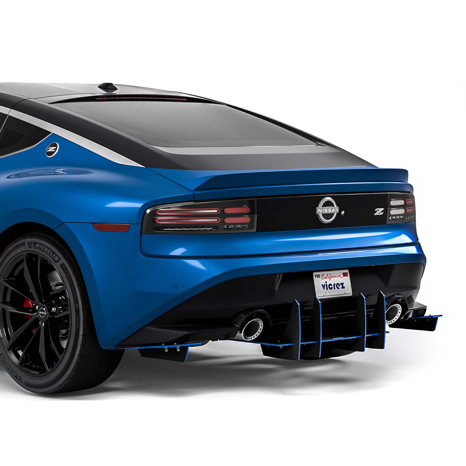 Vicrez Genali VR2 Rear Diffuser vz101274 | Nissan Z 2022-2026