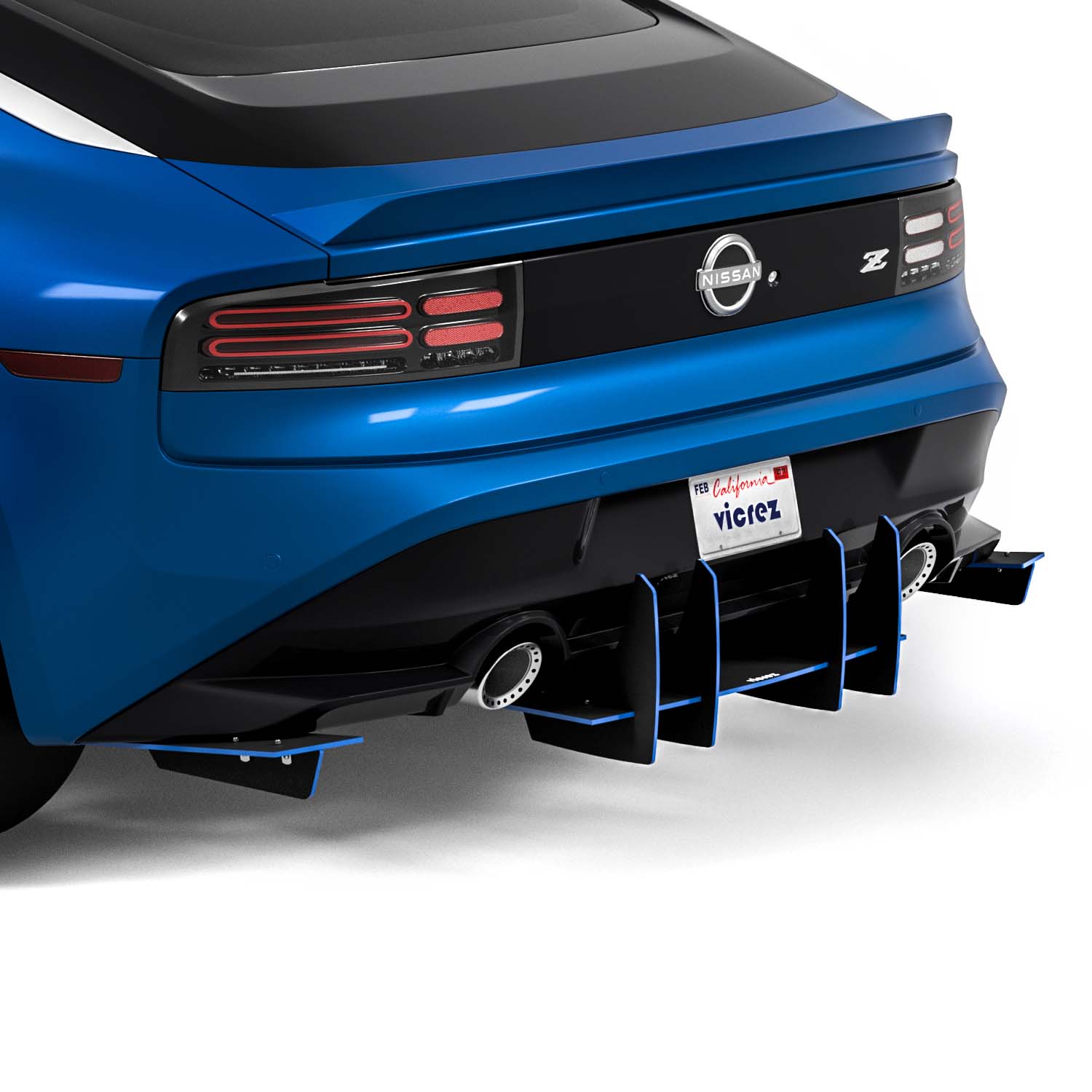 Vicrez Genali VR2 Rear Diffuser vz101274 | Nissan Z 2022-2026