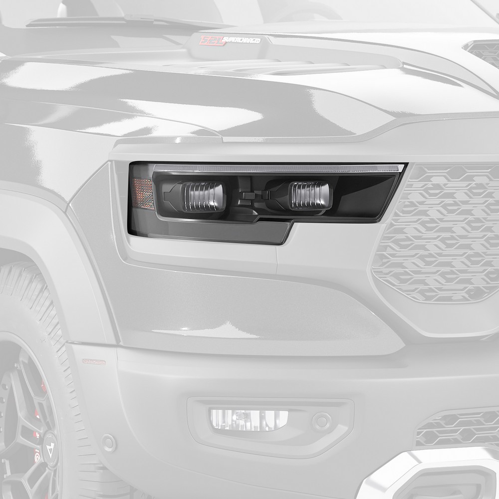 Vicrez Head Lamp TRX Style Passenger Side vz101977 | RAM 1500 2021