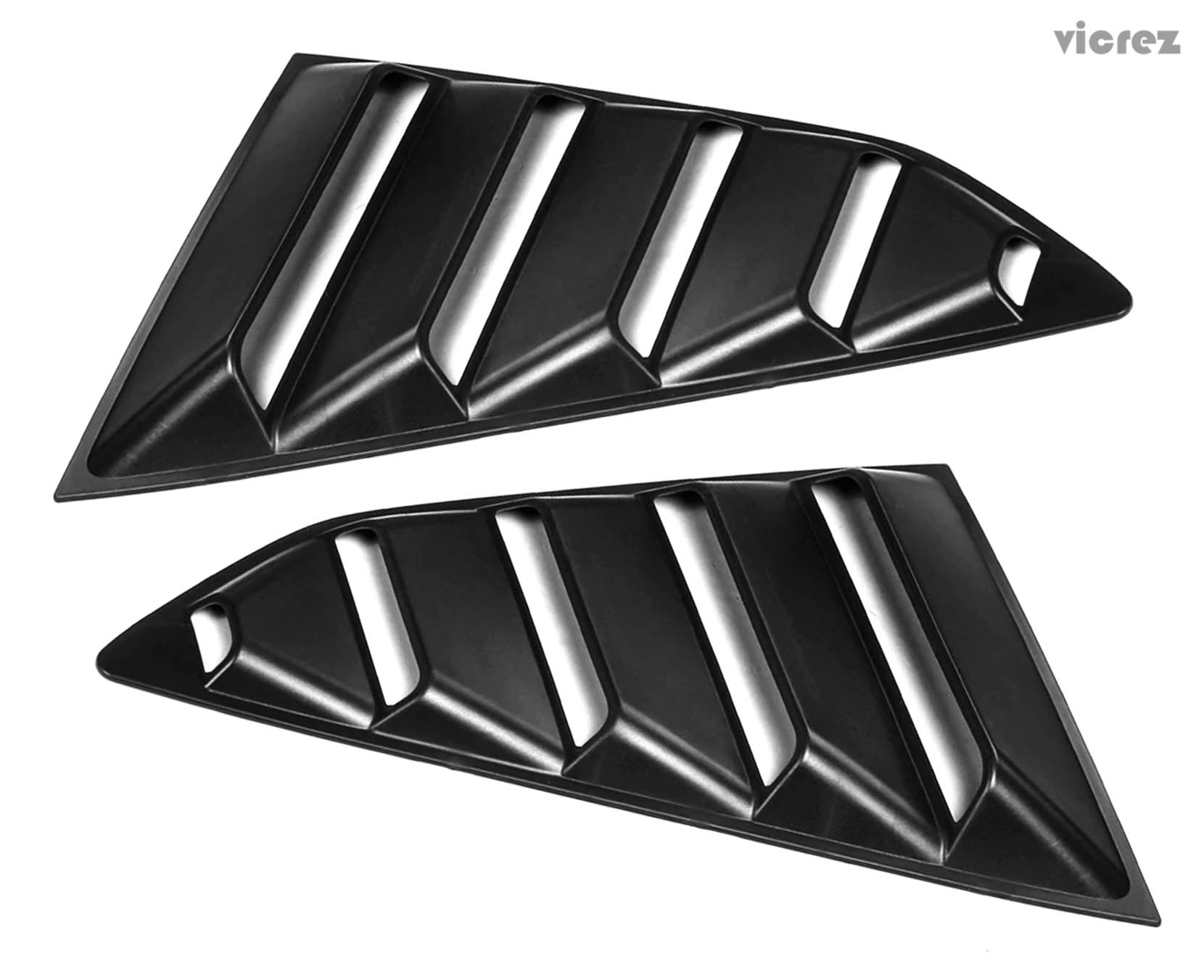 Vicrez LV Quarter Window Louvers vz101691 | Chevrolet Camaro 2016