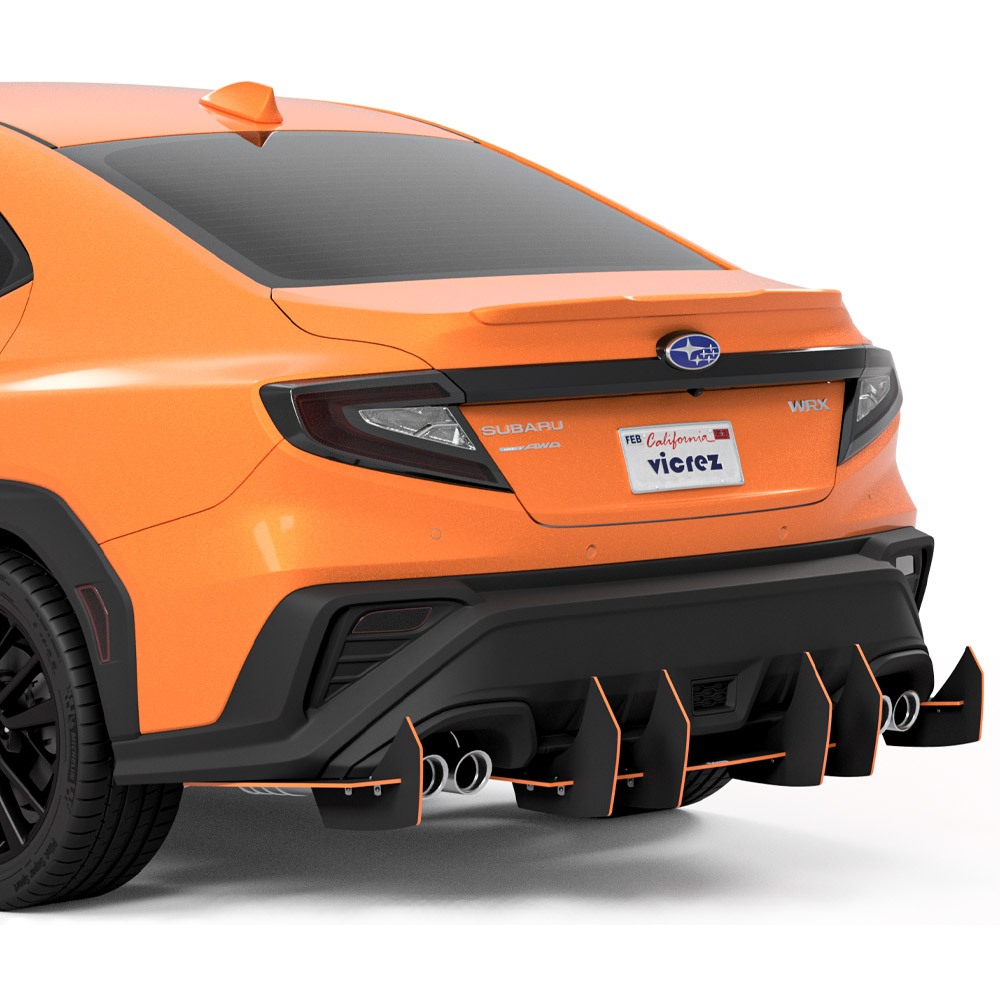 Vicrez LV2 Rear Diffuser vz101268 | Subaru WRX 2022