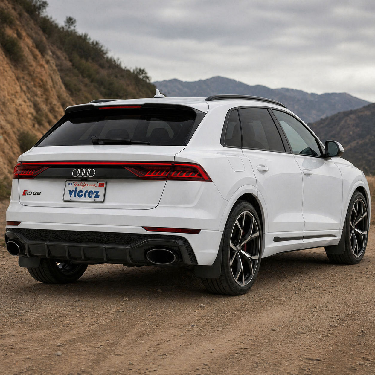 Vicrez Mud Flaps Front and Rear vz102861 | Audi Q8 (RS) 2019-2026