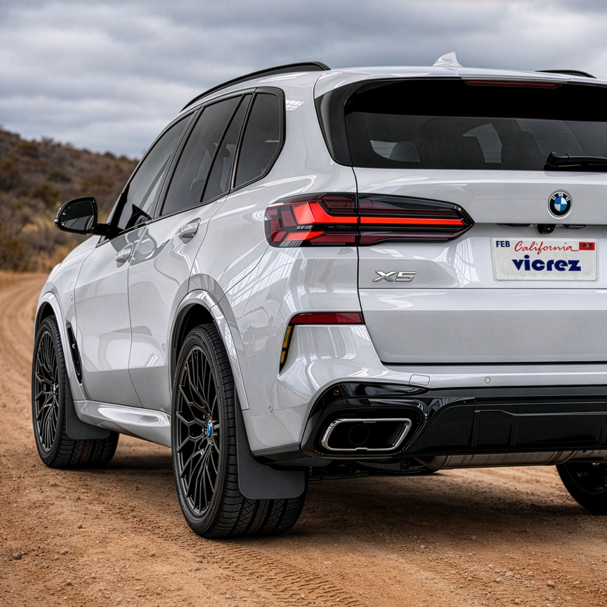 Vicrez Mud Flaps Front and Rear vz102963 | BMW X5 2020-2026