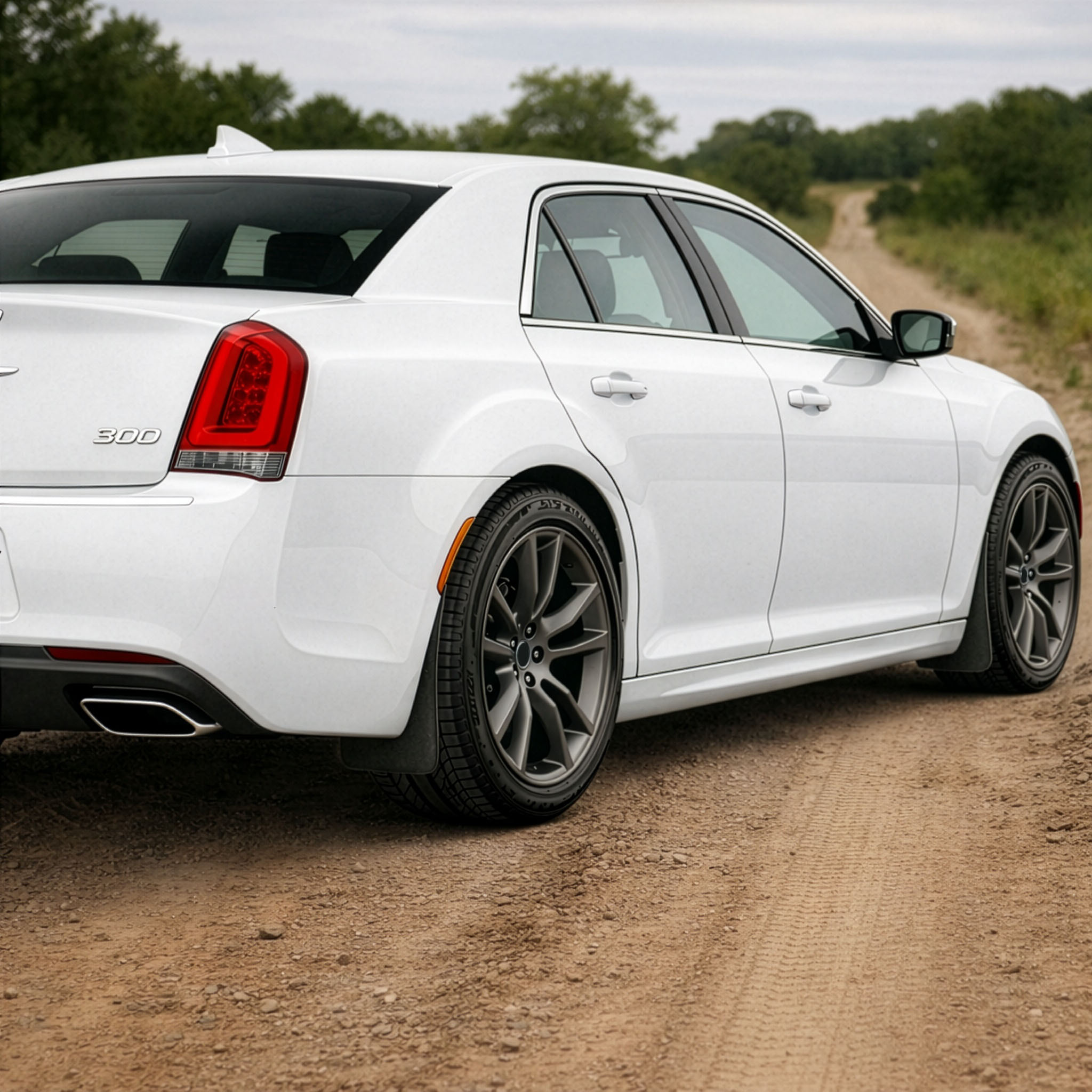 Vicrez Mud Flaps Front and Rear vz103017 | Chrysler 300 2017-2023