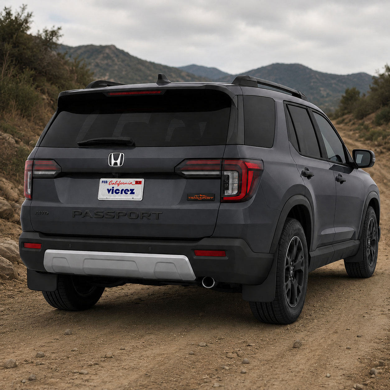 Vicrez Mud Flaps Front and Rear vz103020 | Honda Passport 2019