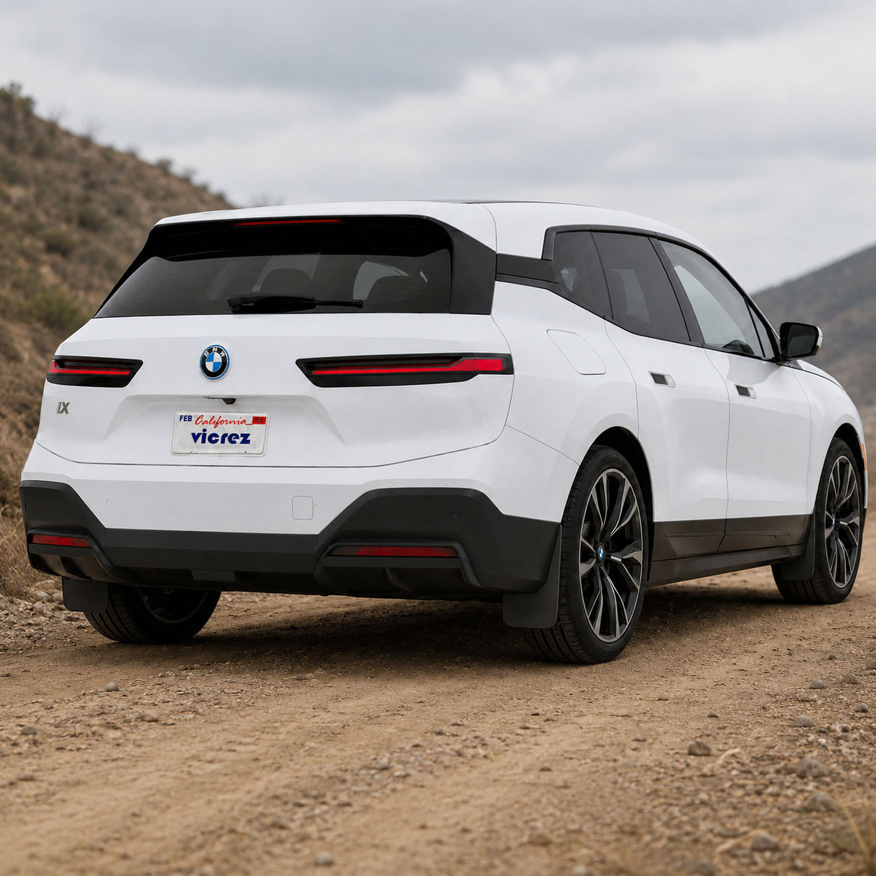 Vicrez Mud Flaps Front and Rear vz103047 | BMW iX 2022-2026