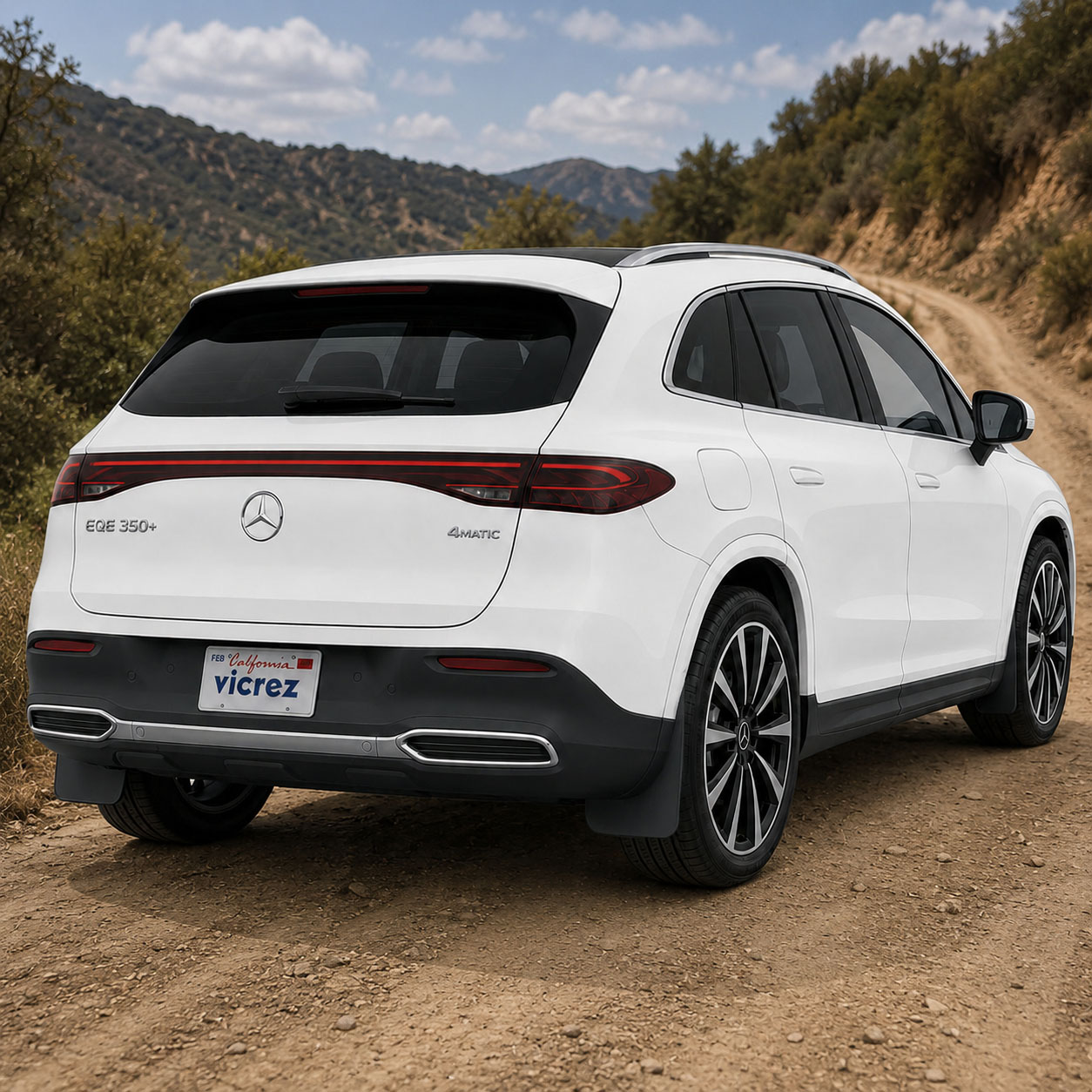 Vicrez Mud Flaps Front and Rear vz103065 | Mercedes-Benz EQE SUV