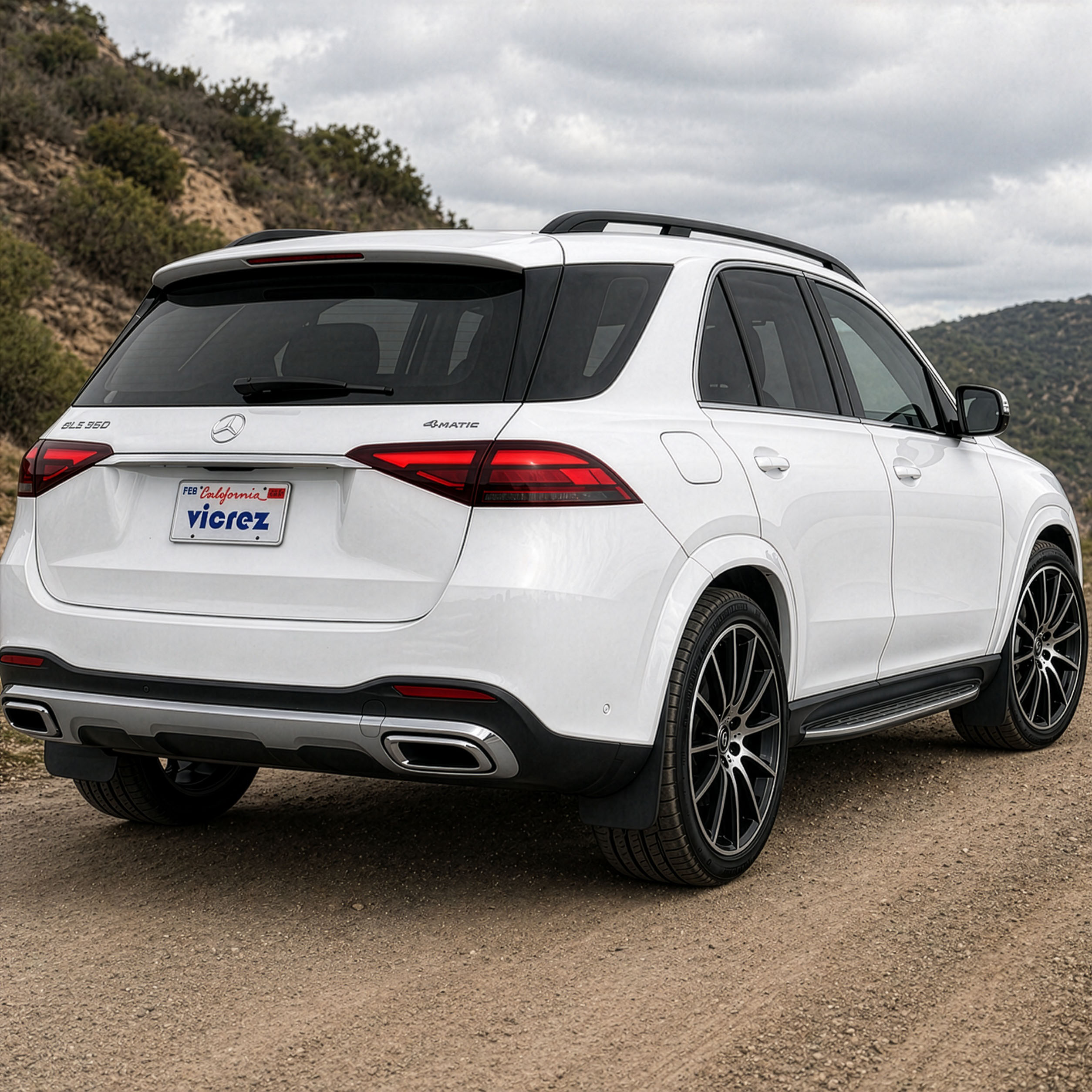 Vicrez Mud Flaps Front and Rear vz103086 | Mercedes-Benz GLE-Class