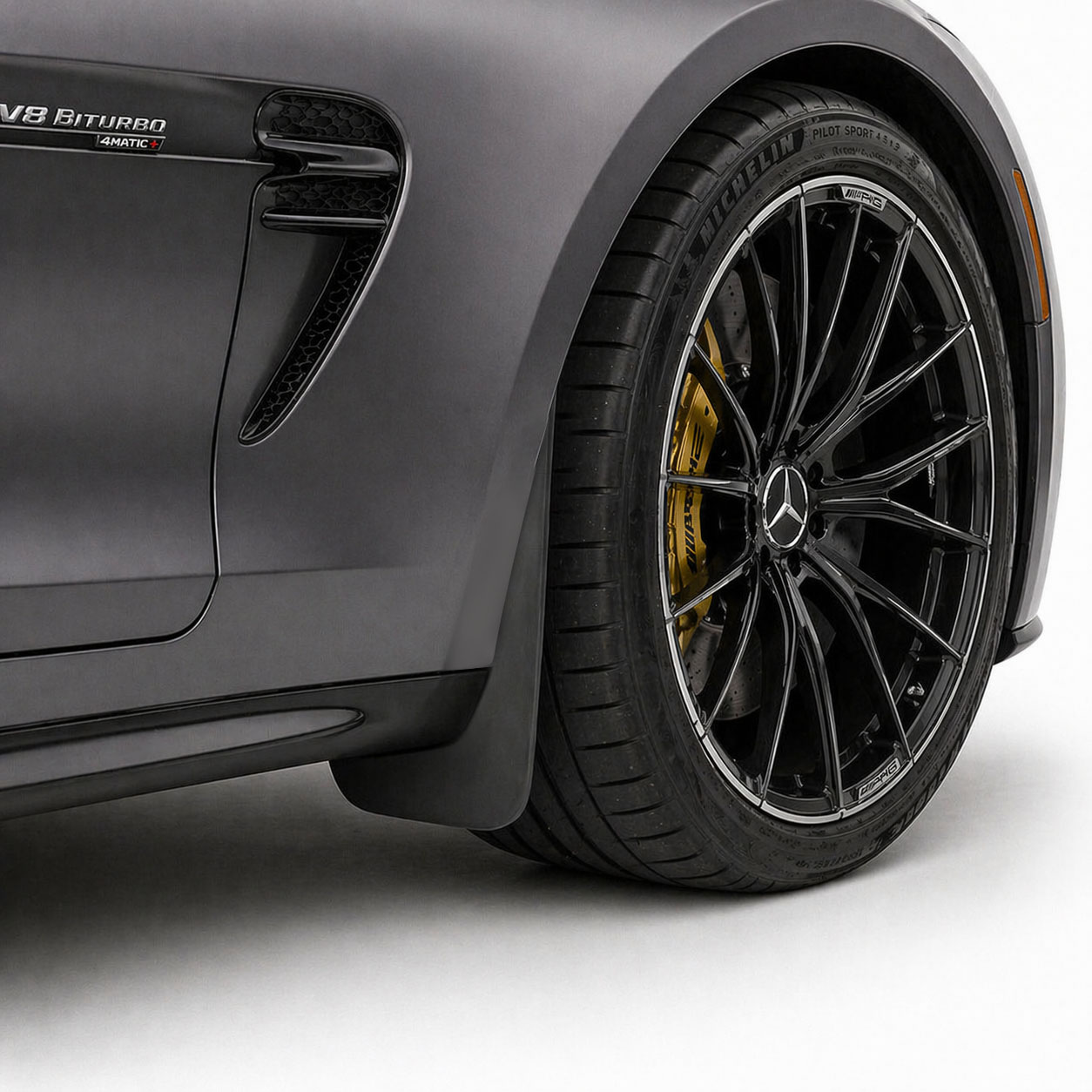 Vicrez Mud Flaps Front and Rear vz103113 | Mercedes-AMG GT 2019