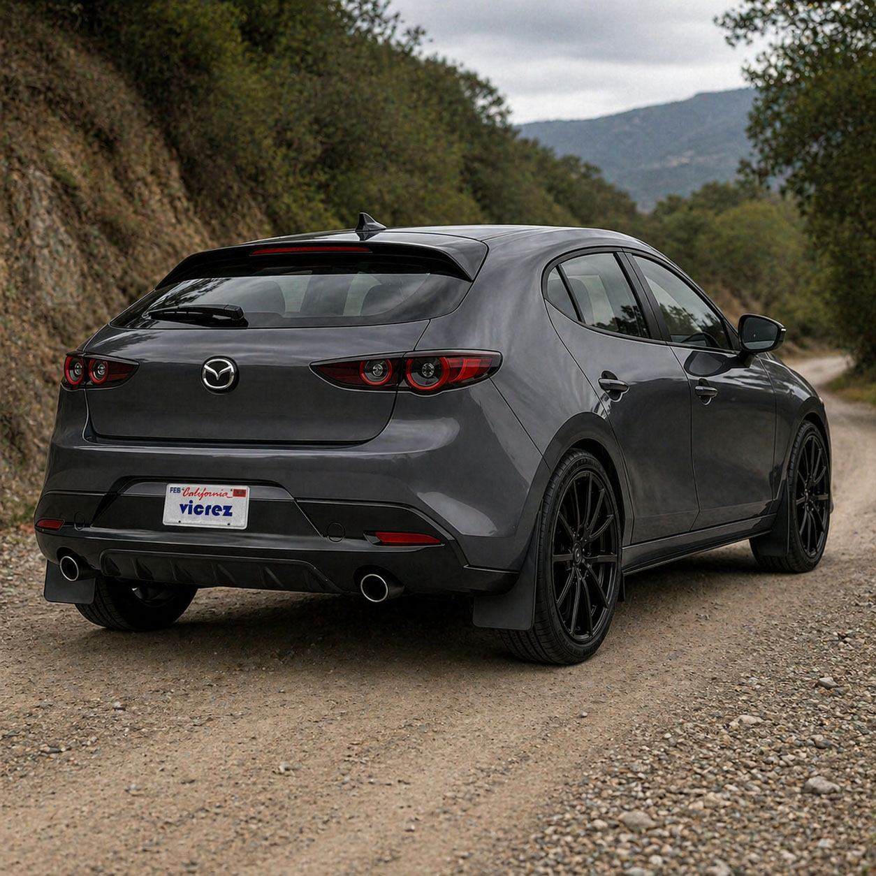 Vicrez Mud Flaps Front and Rear vz103269 | Mazda 3 2017-2026