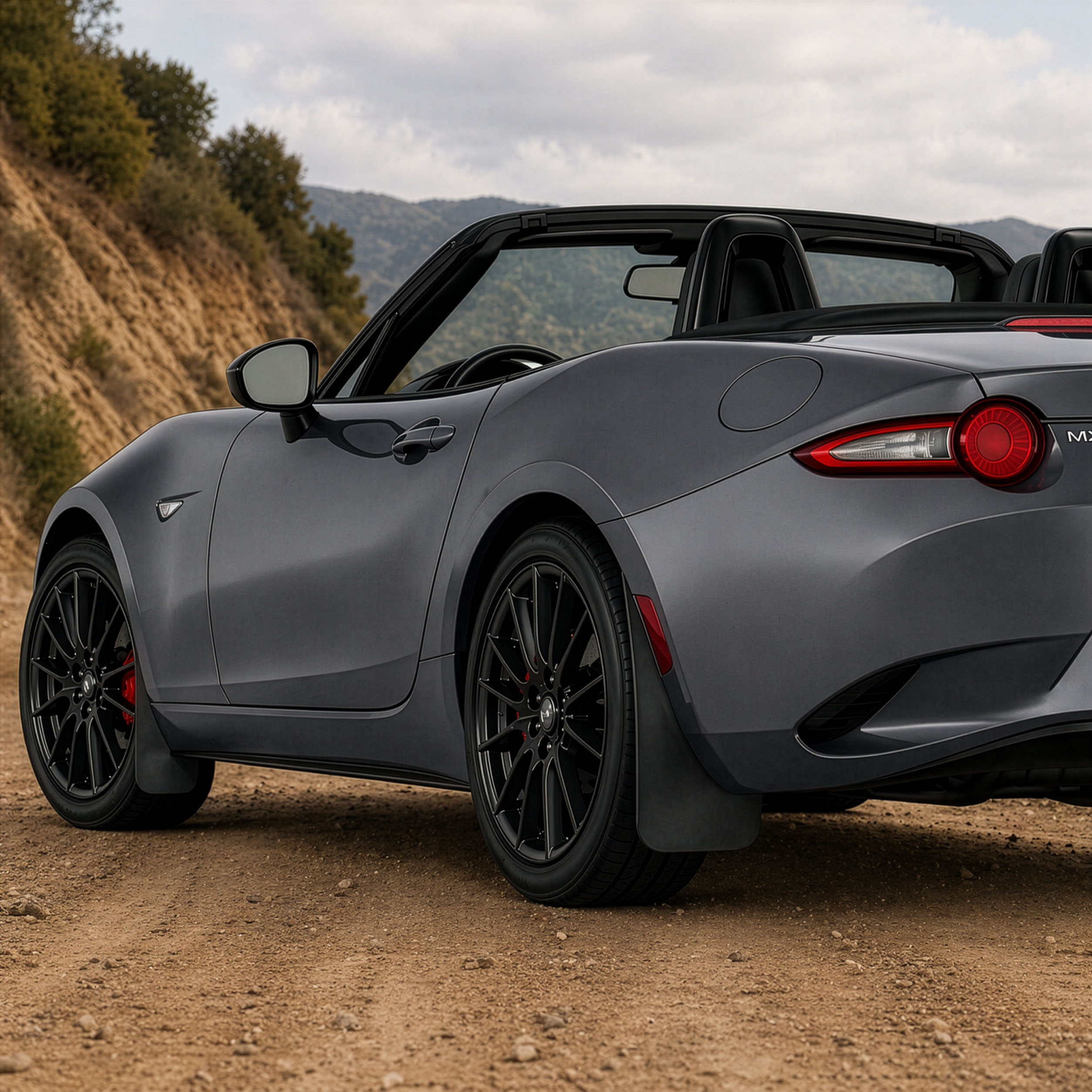 Vicrez Mud Flaps Front and Rear vz103272 | Mazda MX-5 Miata 2017