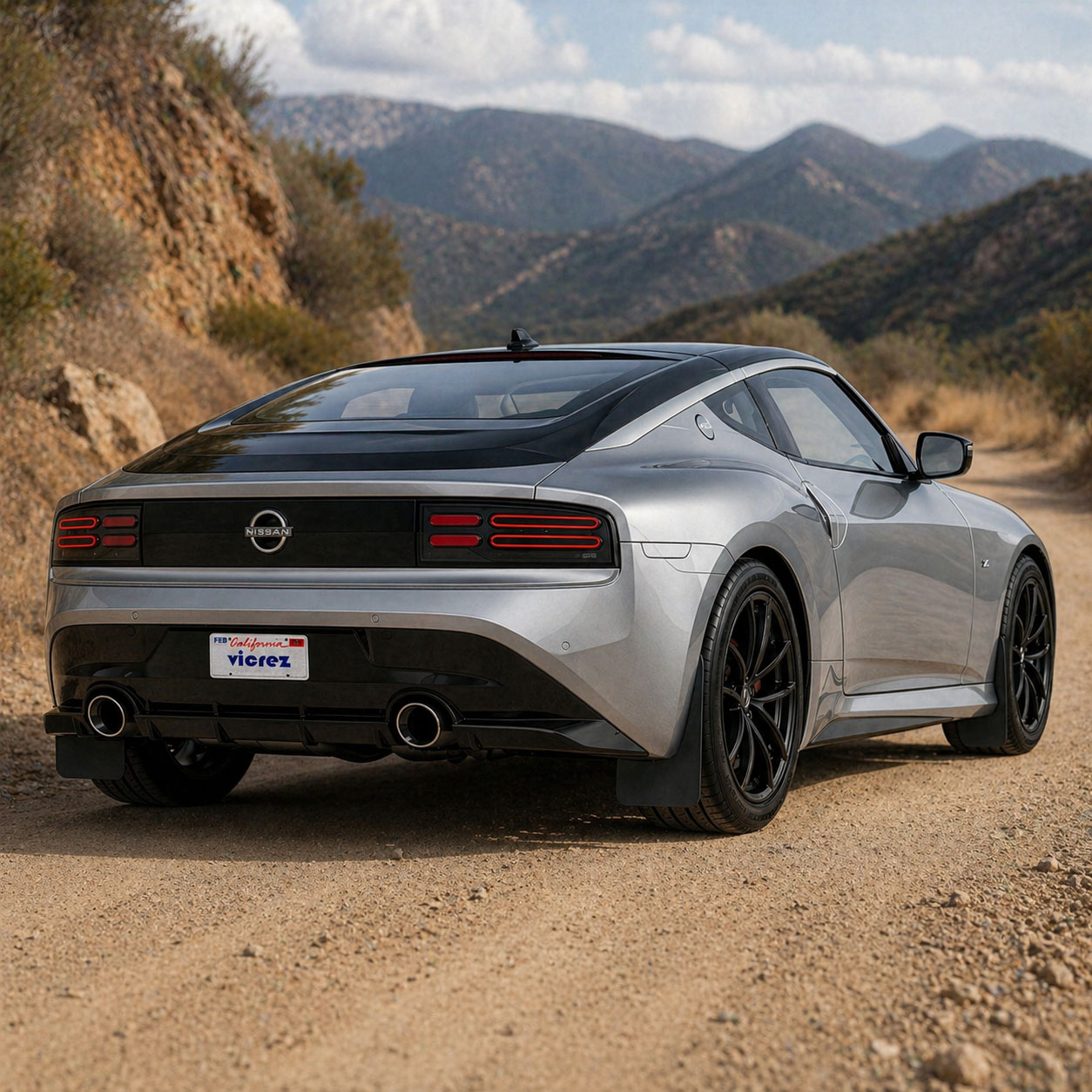 Vicrez Mud Flaps Front and Rear vz103305 | Nissan Z 2023-2026