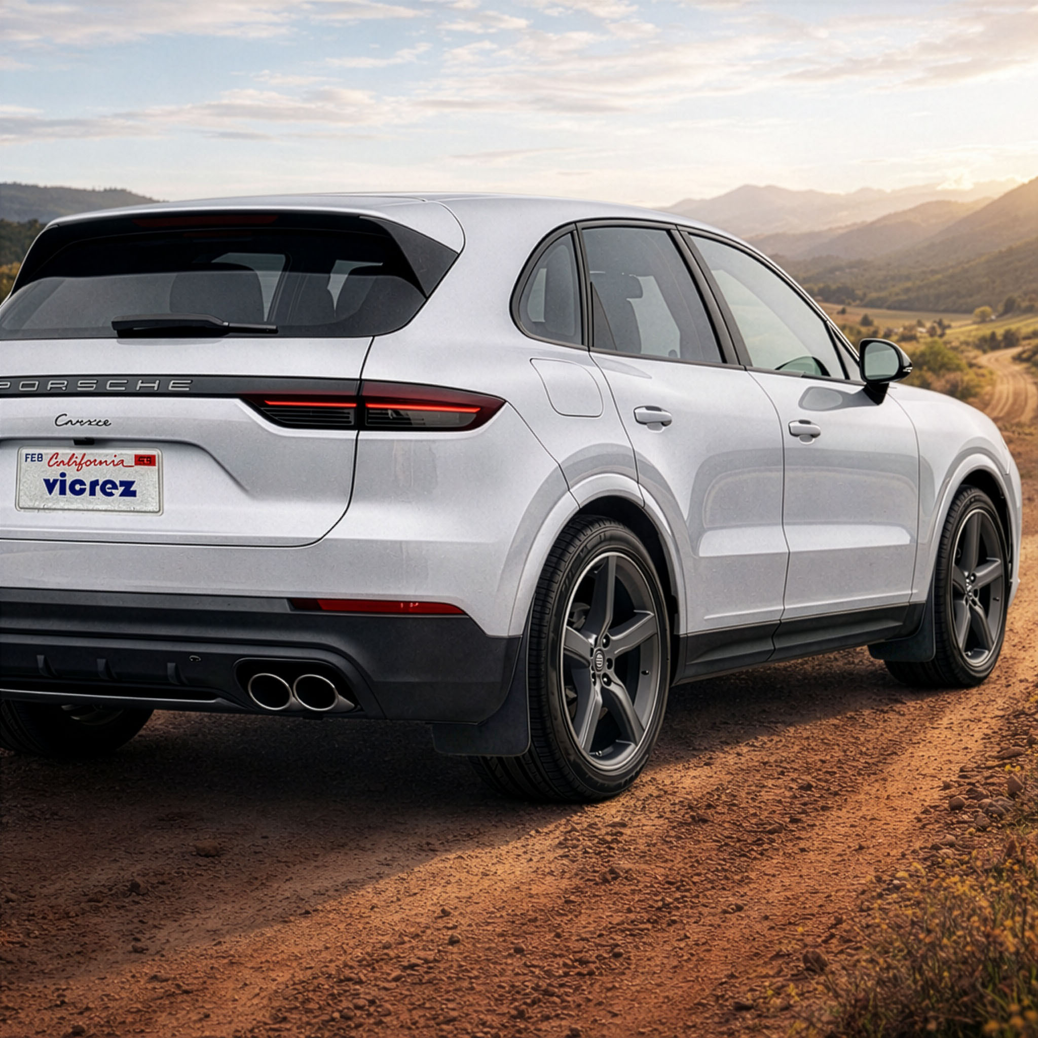Vicrez Mud Flaps Front and Rear vz103326 | Porsche Cayenne 2020