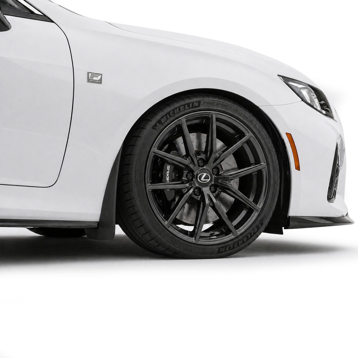 Vicrez Mud Flaps Front and Rear vz103458 | Lexus RC 2020-2024