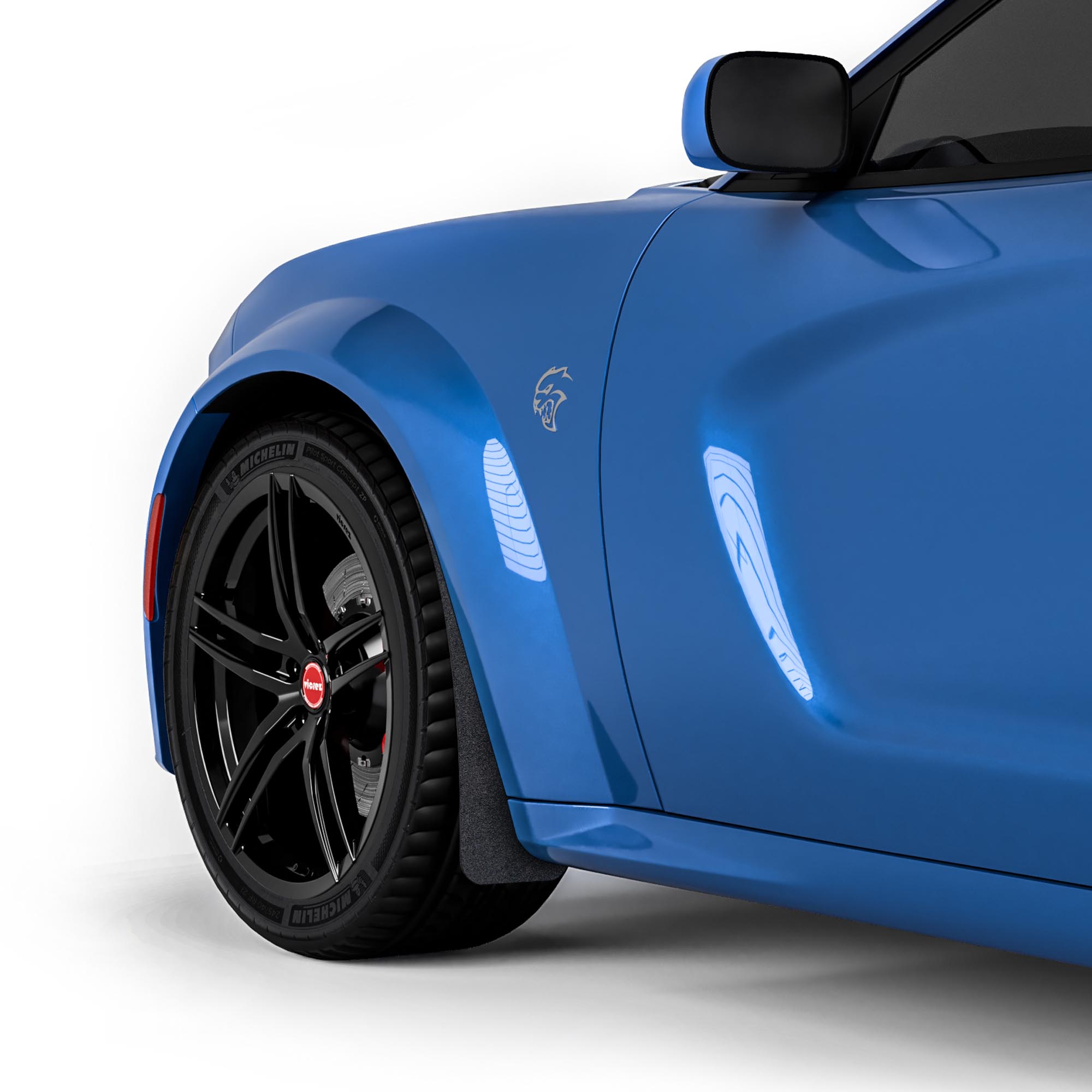 Vicrez Mud Flaps Front vz102100 | Dodge Charger Widebody 2020-2023