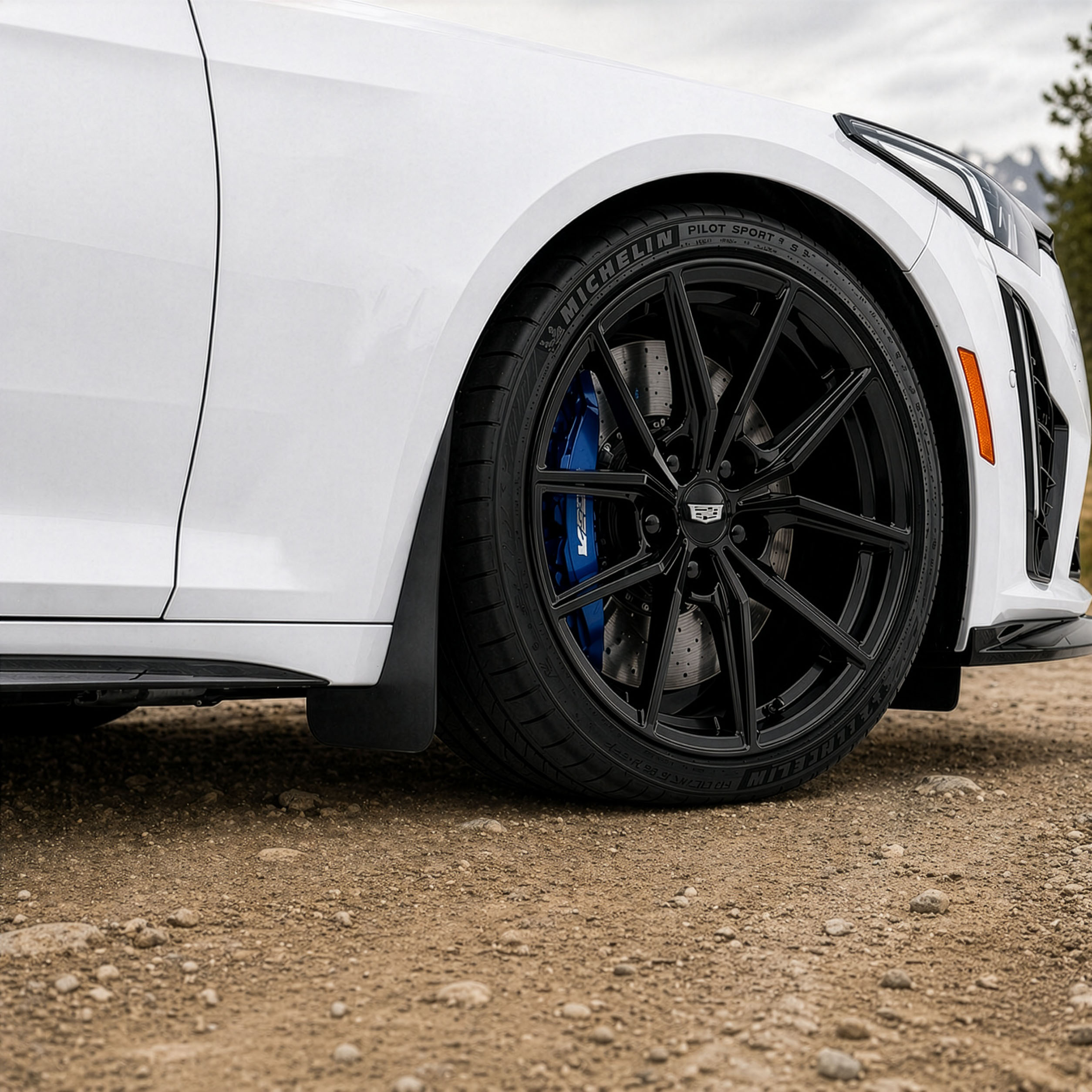 Vicrez Mud Flaps Front vz102922 | Cadillac CT5-V 2022-2026