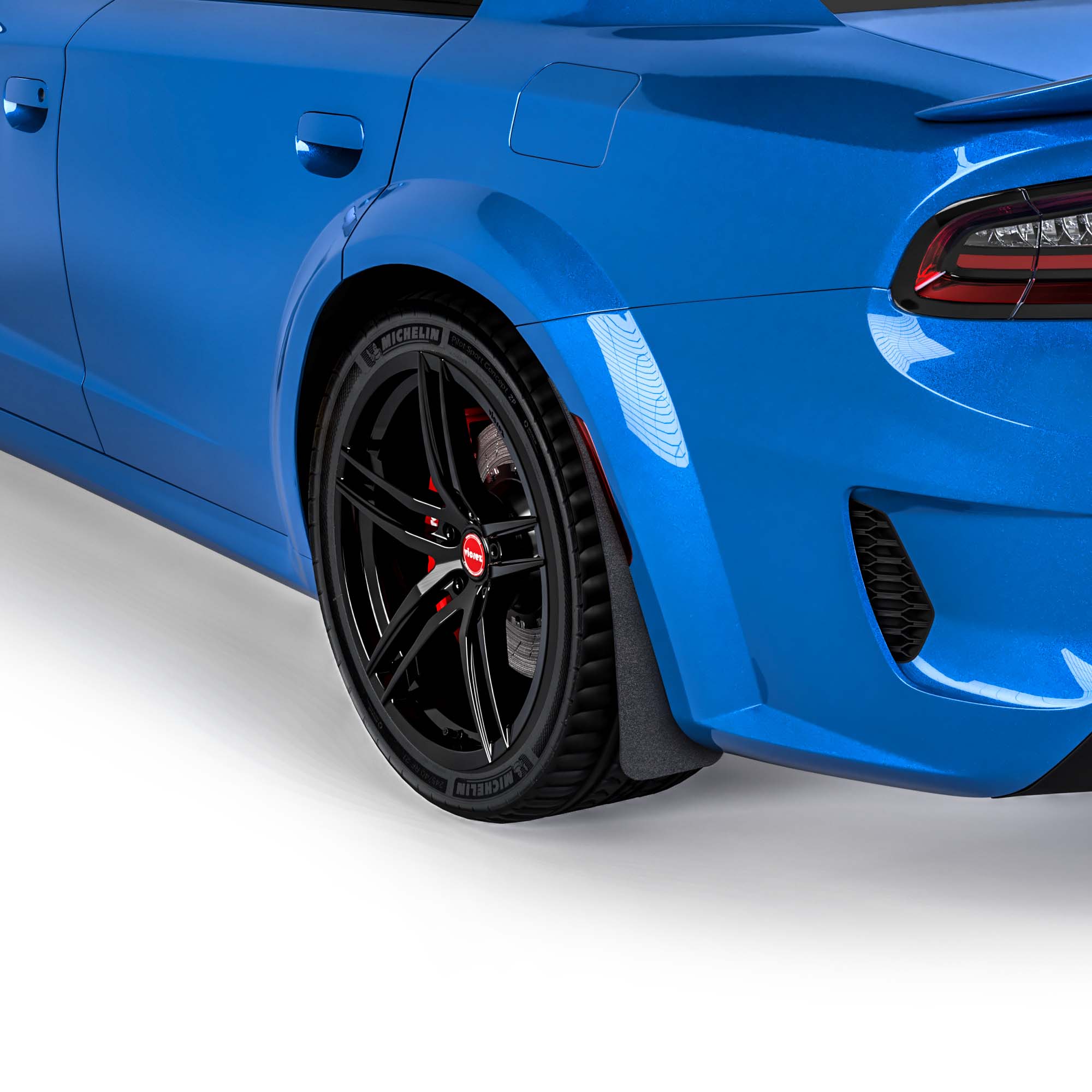Vicrez Mud Flaps Rear vz102101 | Dodge Charger Widebody 2020-2023
