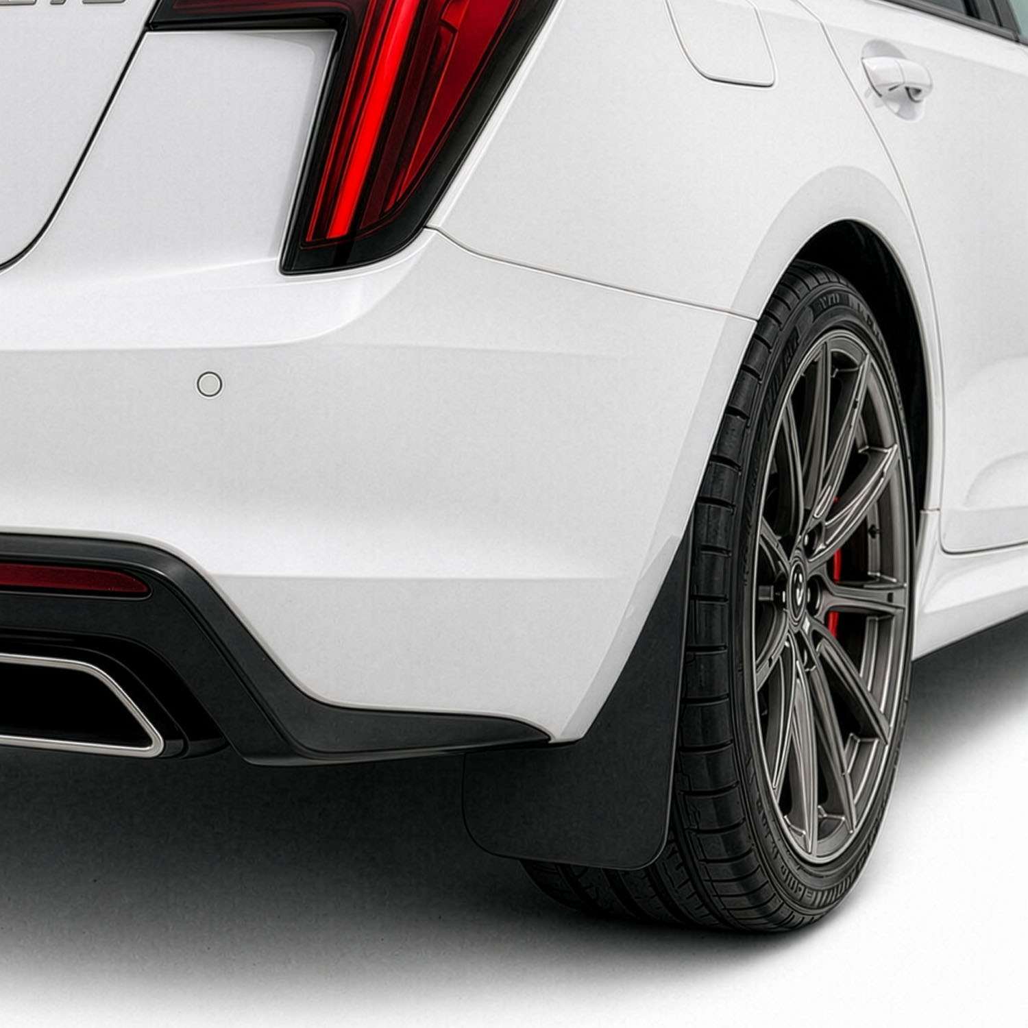 Vicrez Mud Flaps Rear vz102923 | Cadillac CT5-V 2022-2026 | Vicrez.com