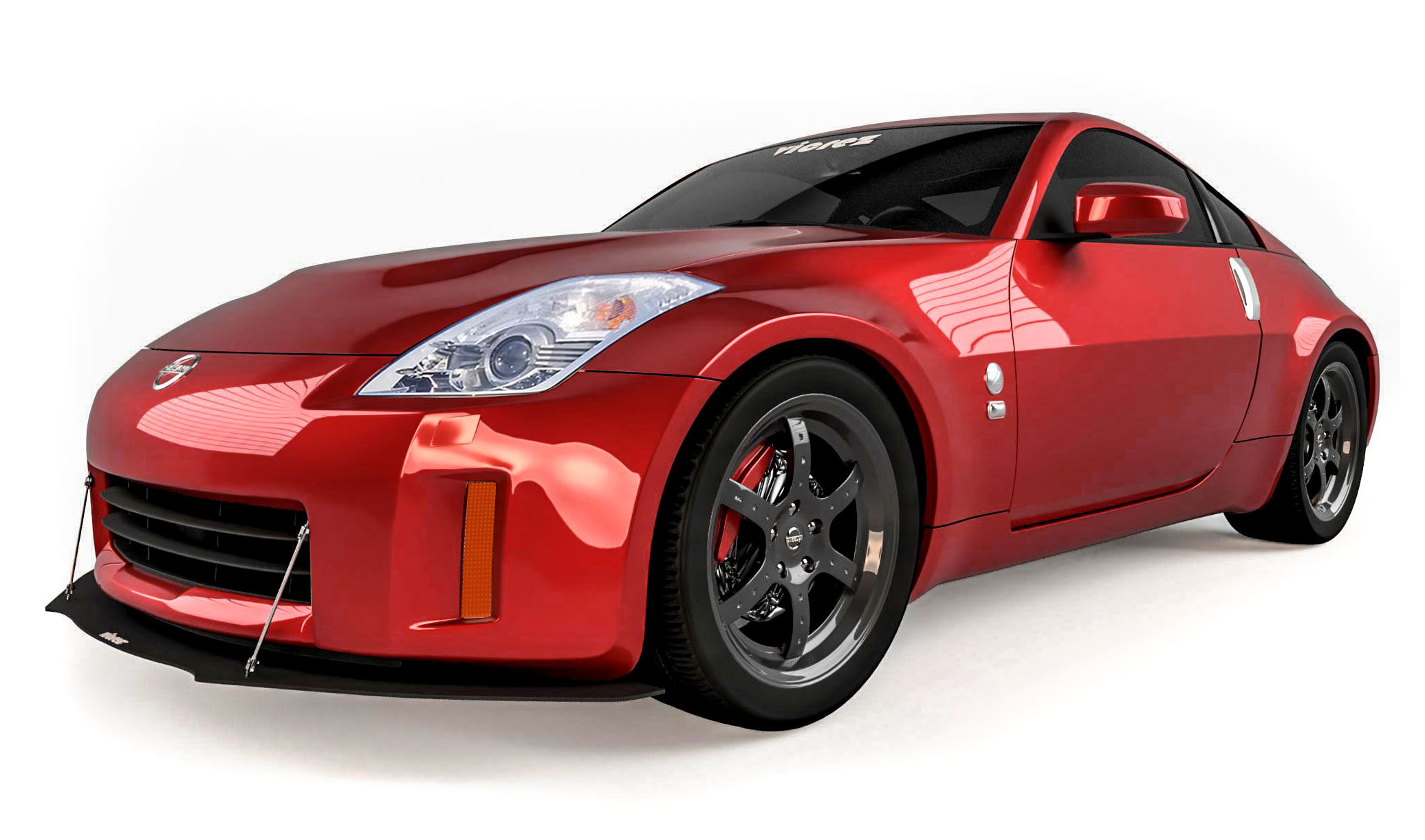 zuzuzuz Vicrez OEM Front Bumper Splitter vz100955 | Nissan 350z 2003-2008
