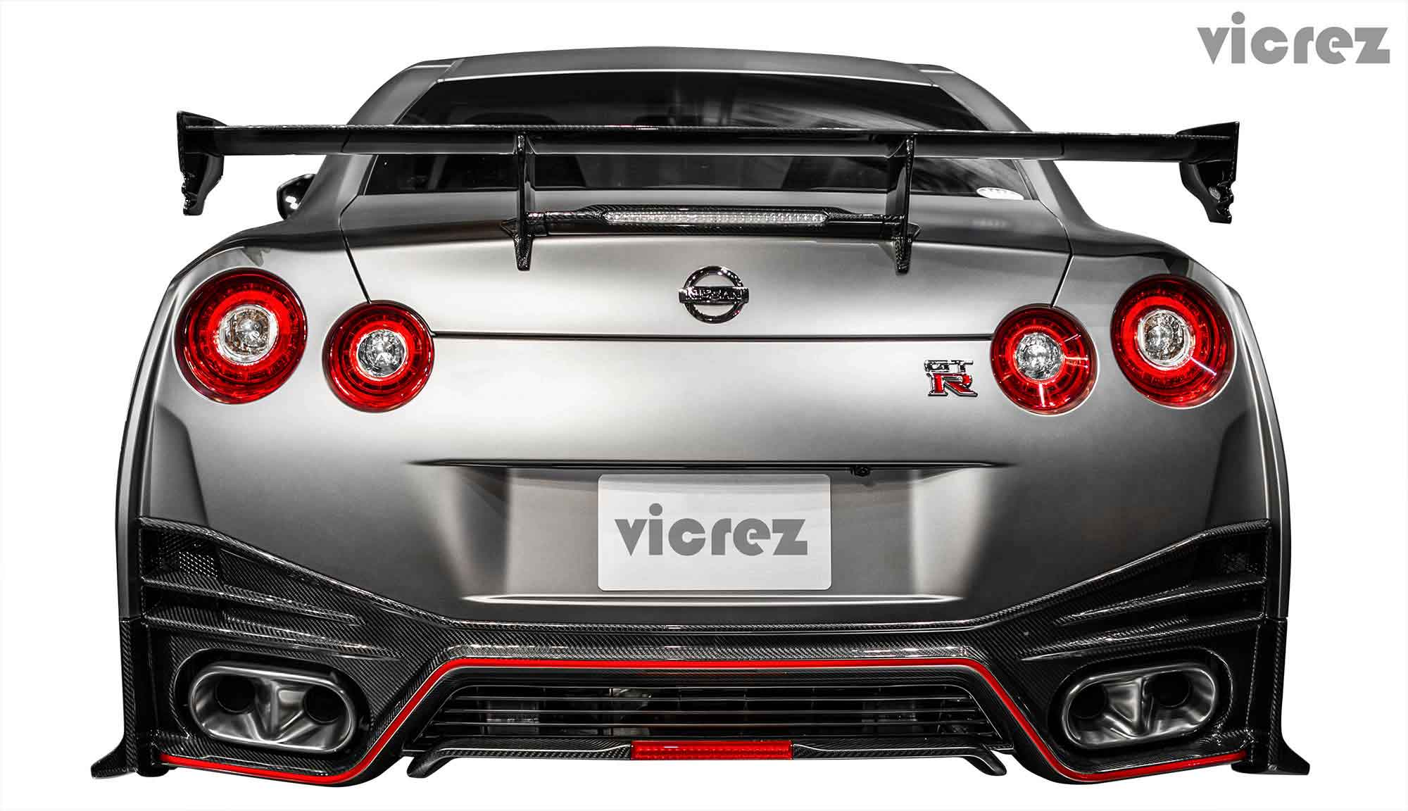 Vicrez Carbon Fiber Rear Spoiler Nismo Style vz100388 | Nissan GTR
