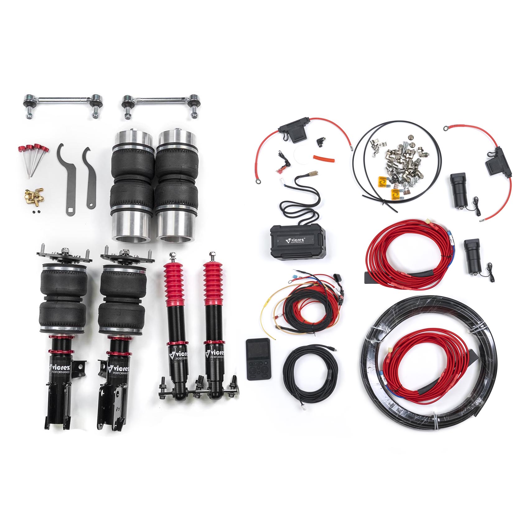 Vicrez Performance Air Ride Suspension 1/4 Air Management System