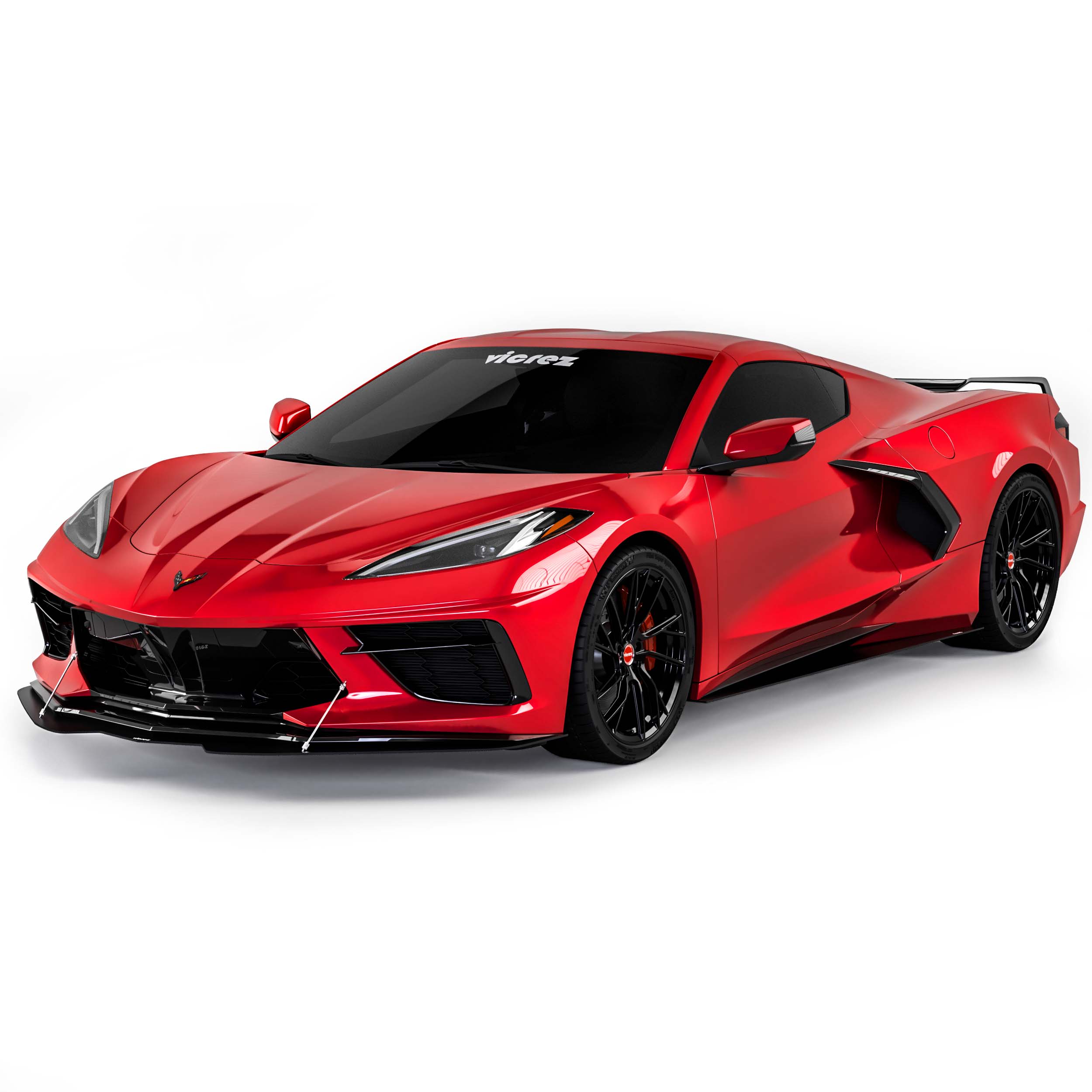 Vicrez R1 Aero Splitter Package vz102105 | Chevrolet Corvette C8