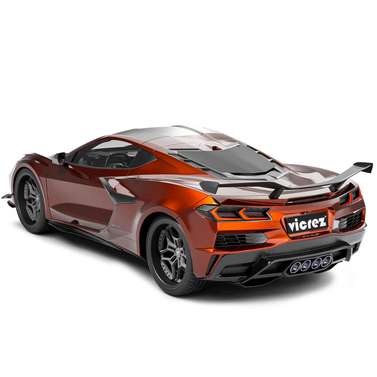 Vicrez Rear Bumper Z06 Style vz102676 | Corvette C8 Stingray/ Z51