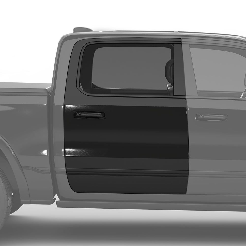 Vicrez Replacement OEM Rear Door Passenger Side vz105258 | Dodge