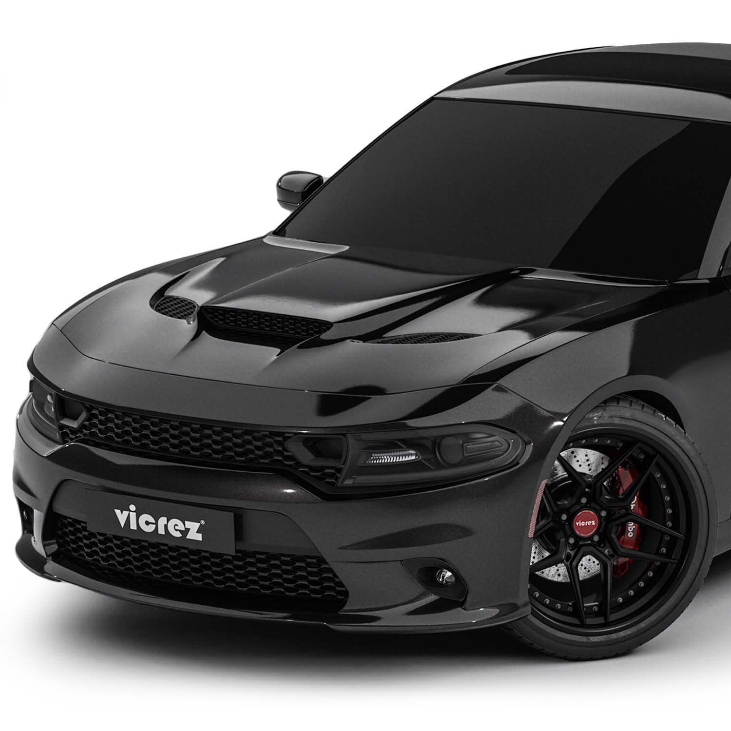 Vicrez SRT Hellcat Style Front Bumper vz101820 | Dodge Charger 