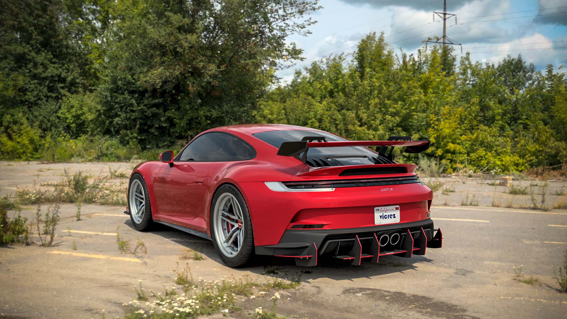 Vicrez Uruzo Style Aero Package vz102627| Porsche 911 GT3 2022-2024