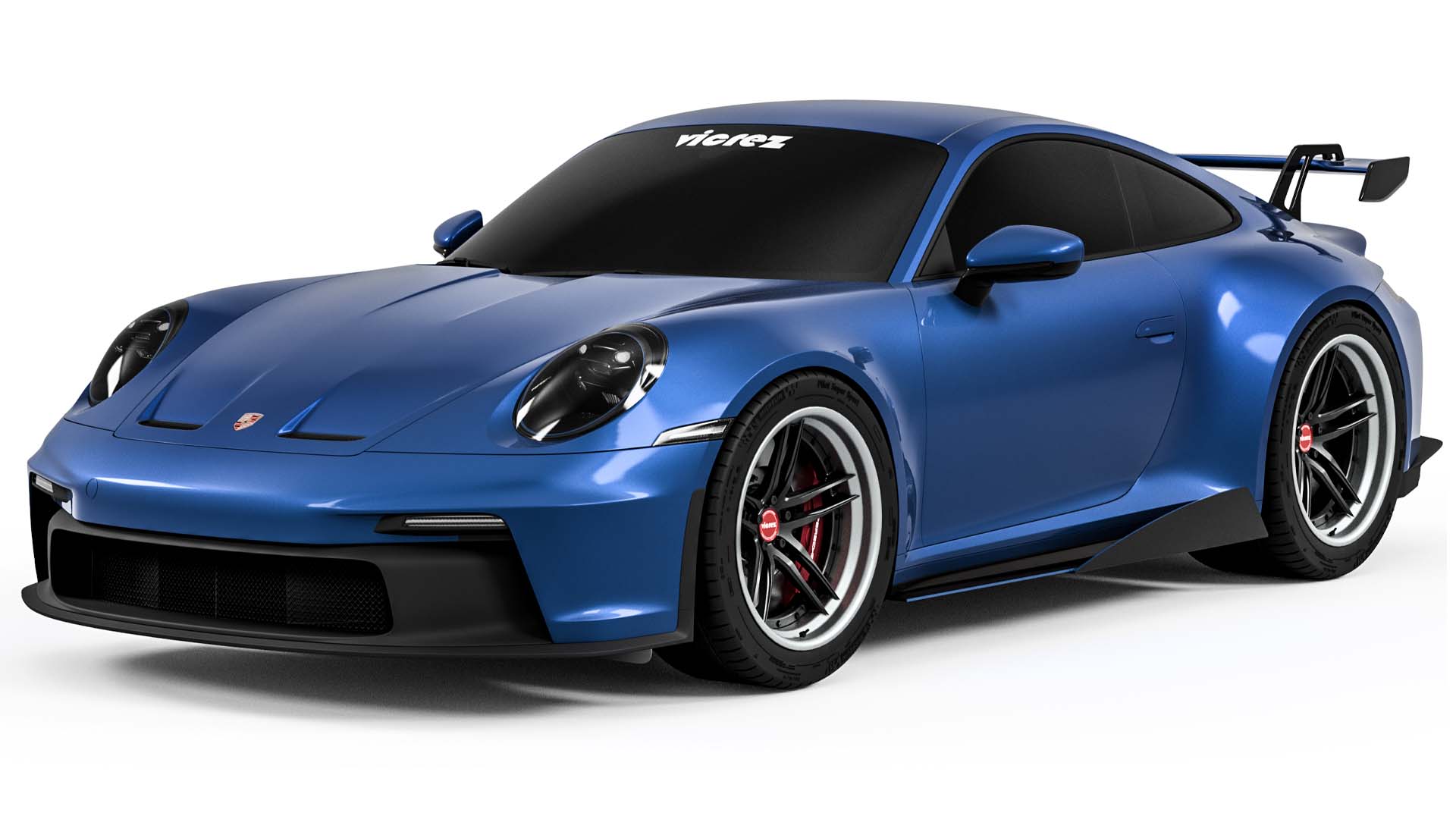 Vicrez Uruzo Style Side Splitter vz102625 | Porsche 911 GT3 2022-2025