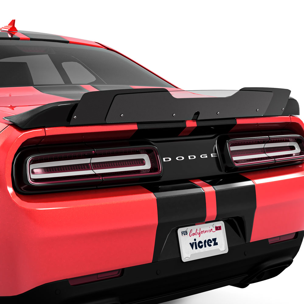 Vicrez V1R Wicker Bill Add-On vz102244 | Dodge Challenger 2015