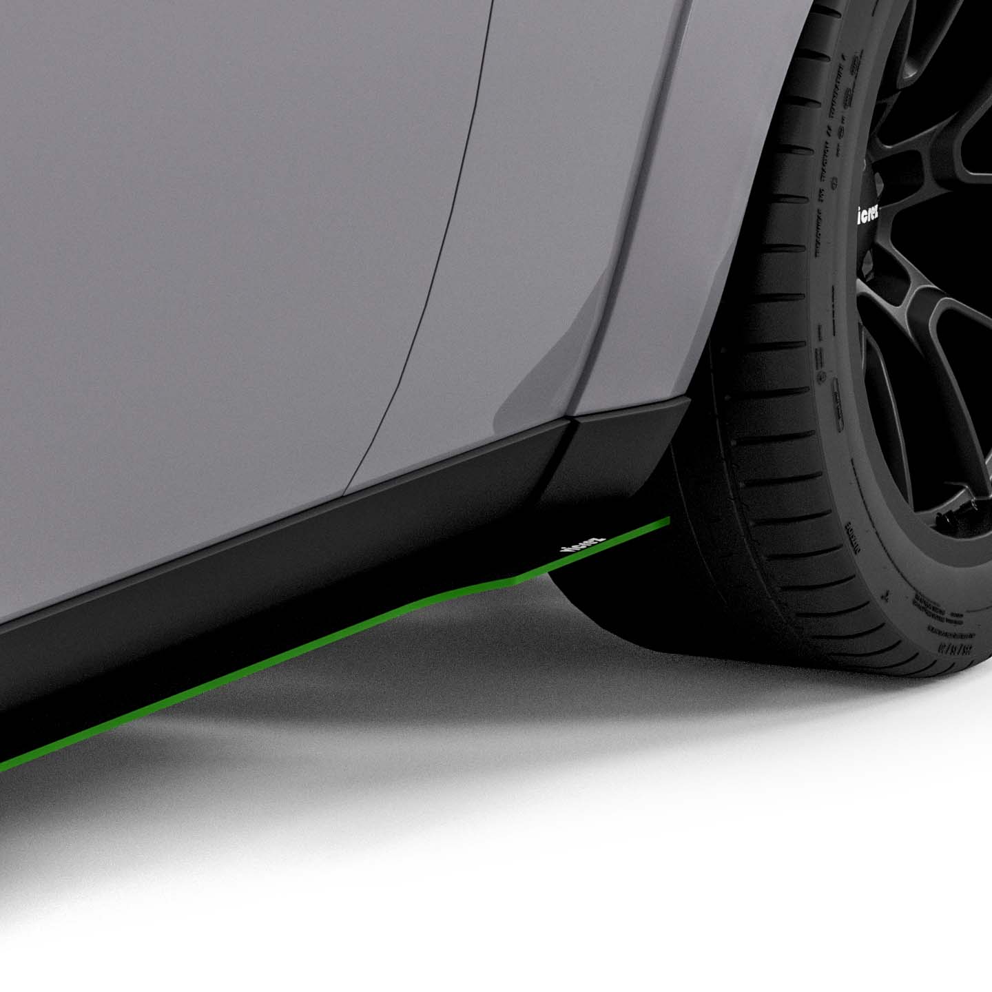 Vicrez V2R Side Skirt Splitters vz102631 | Dodge Challenger