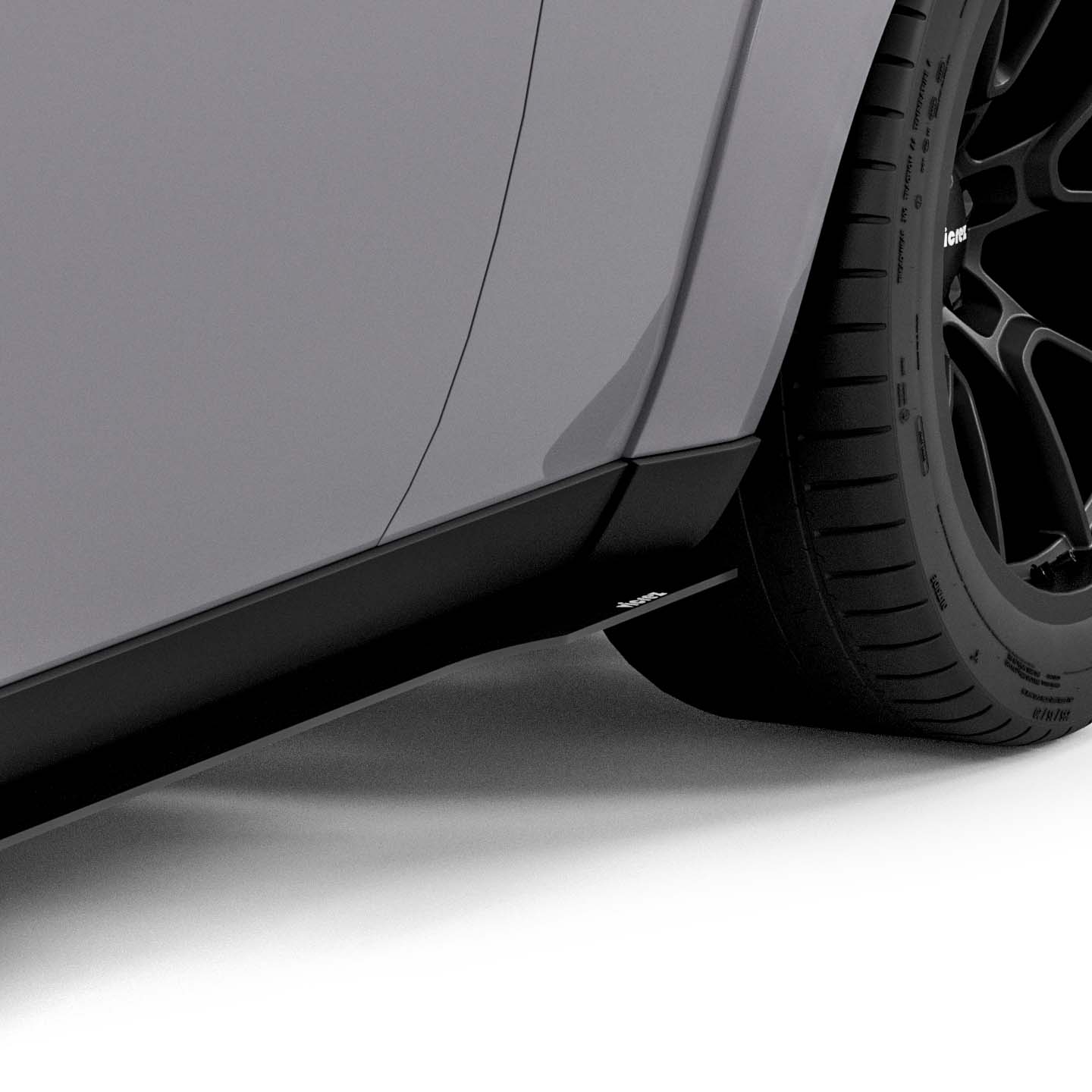 Vicrez V2R Side Skirt Splitters vz102631 | Dodge Challenger