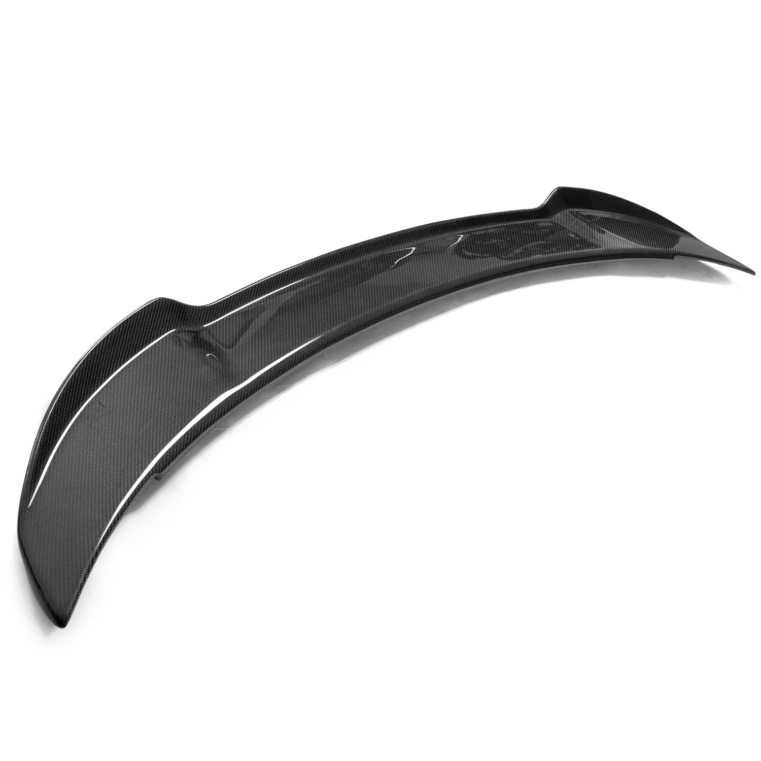 Vicrez V5R Gloss Carbon Fiber Rear Wing Spoiler vz102444 | Dodge Charger 2011-2023