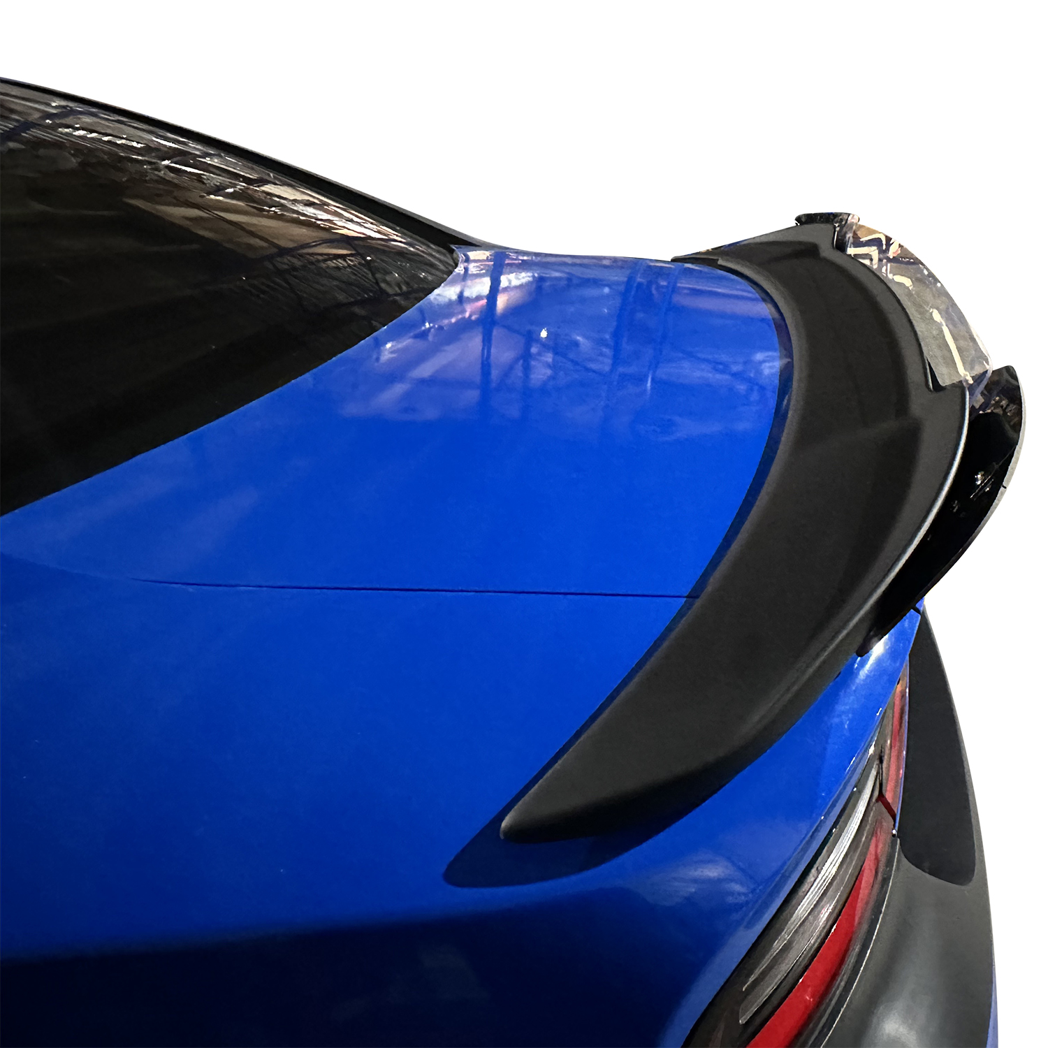 Vicrez V5R Gloss 2x2 Twill Weave Carbon Fiber Rear Wing Spoiler
