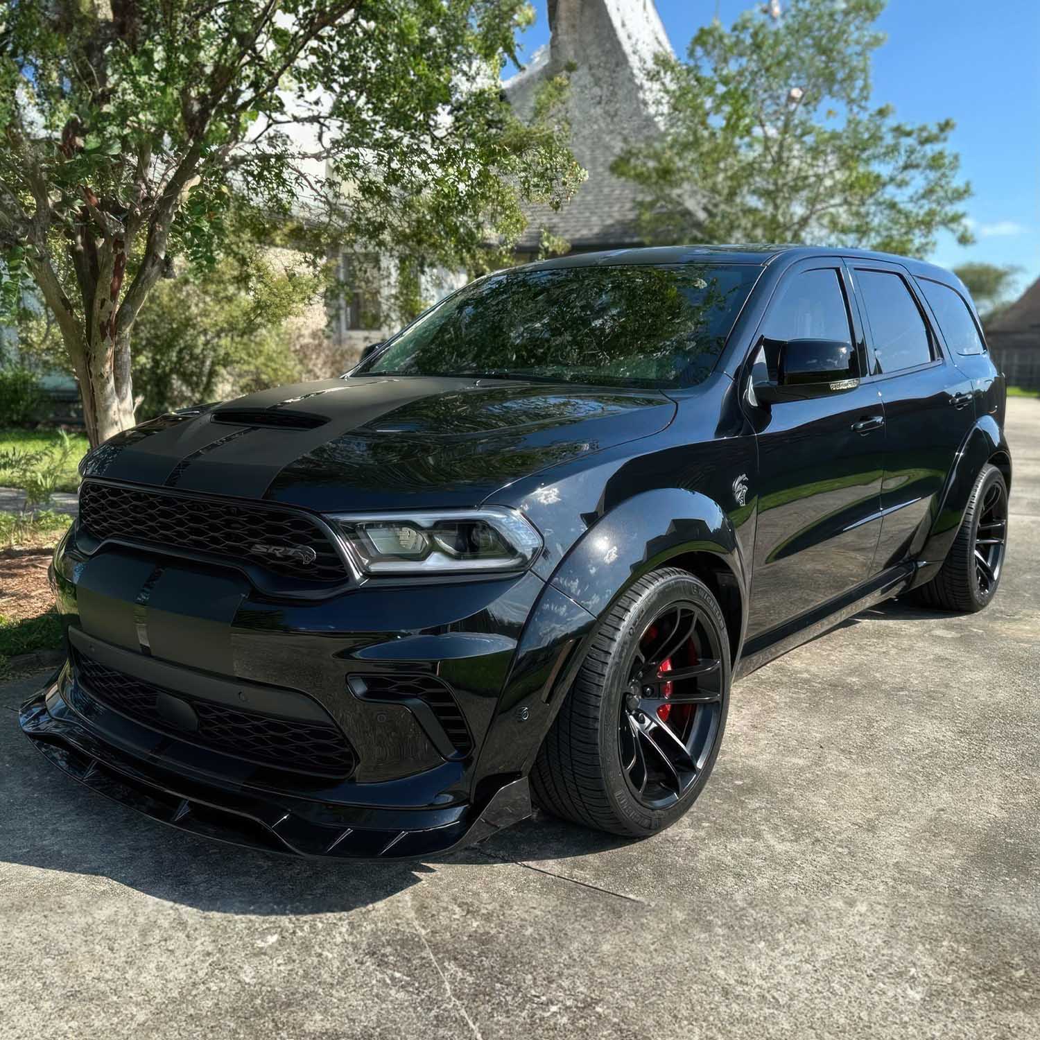 Vicrez V3R Style Front Lip vz102522 | Dodge Durango Hellcat 2014