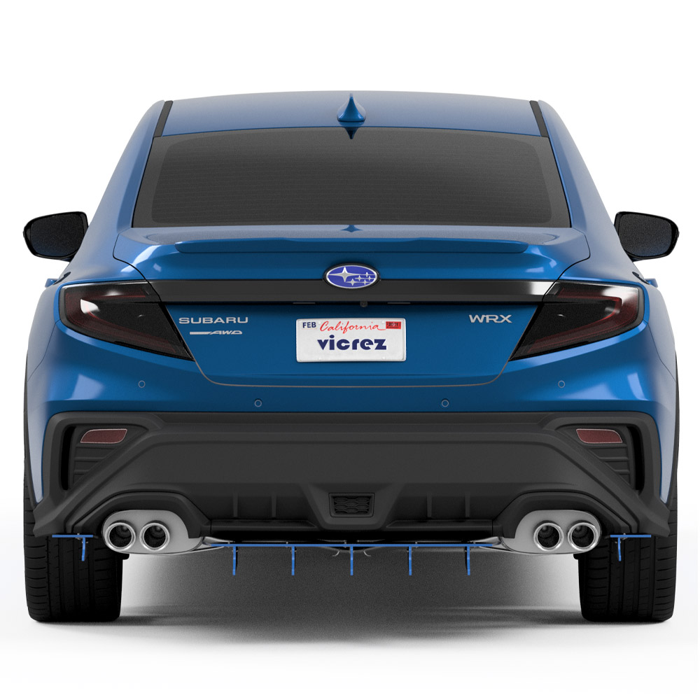 Vicrez Zonari VR5 Rear Diffuser vz103475 | Subaru WRX 2022-2026