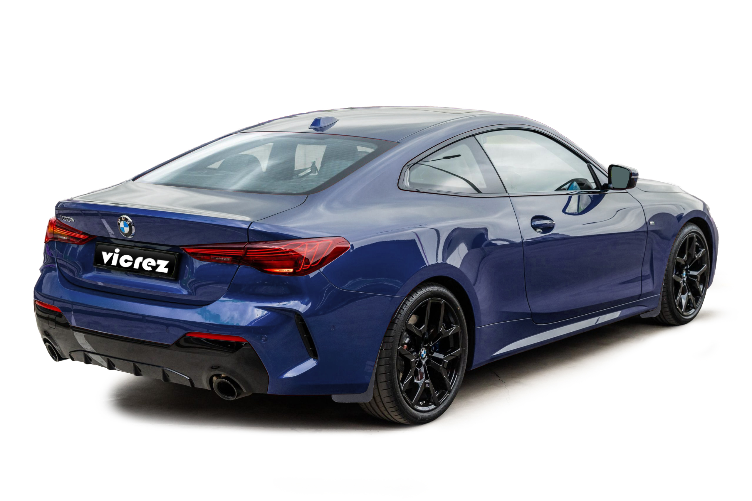 Vicrez Mud Flaps Front and Rear vz102804 | BMW 4 Series 2021-2026