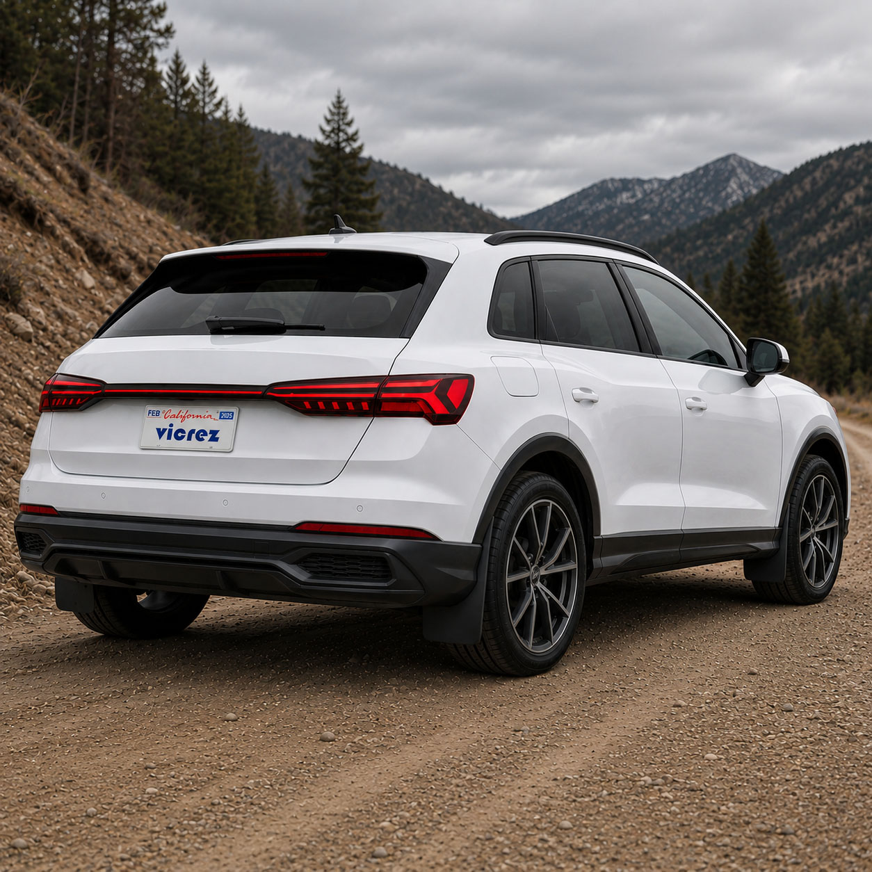 Vicrez Mud Flaps Front and Rear vz102843 | Audi Q3 2019-2026